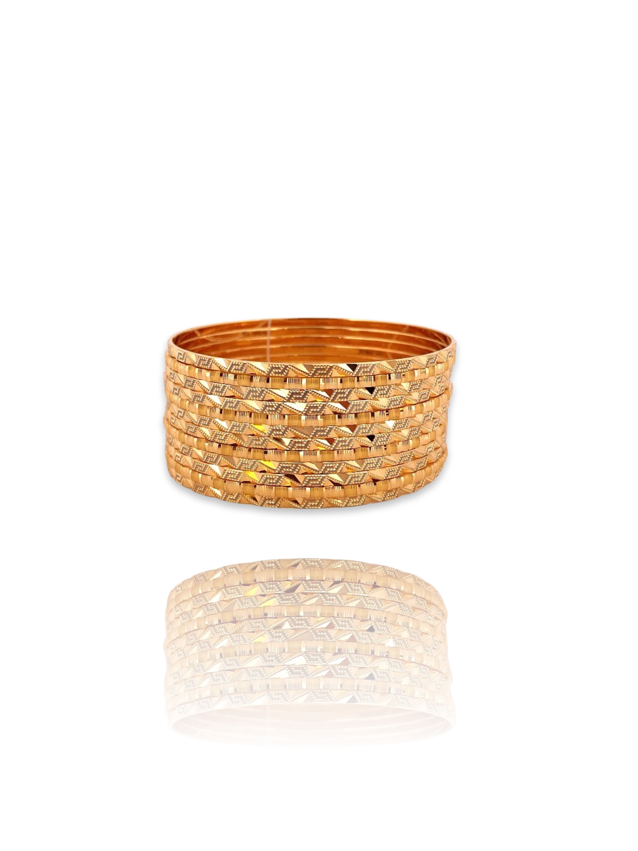 Set bangles in gold online