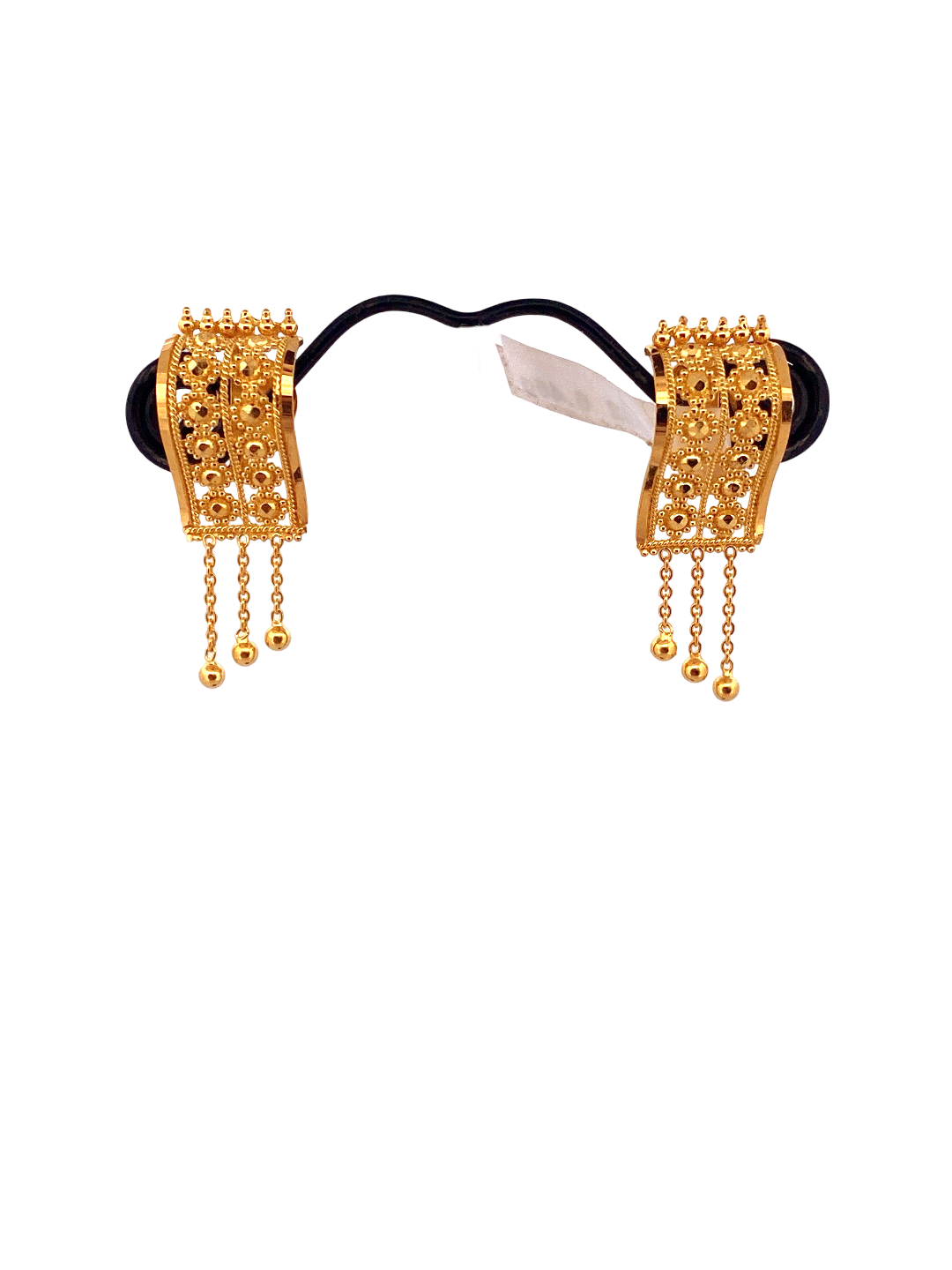 22K Gold Designer Ladies Stud Earrings