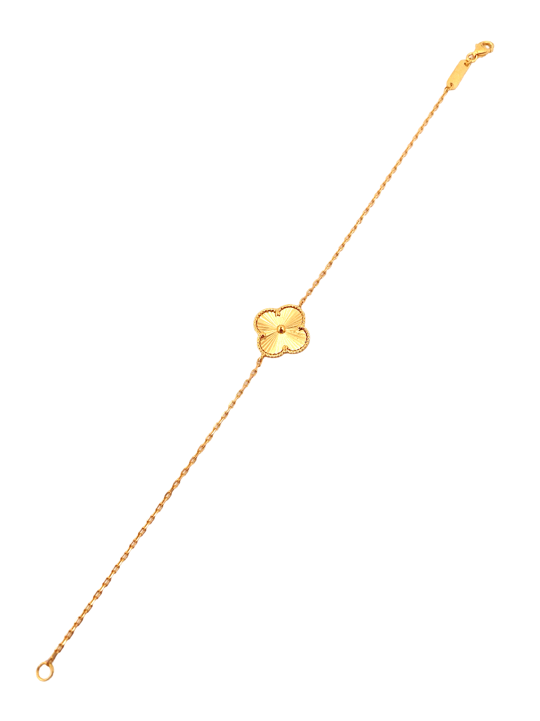 22K Gold Flower Designer Ladies Bracelet