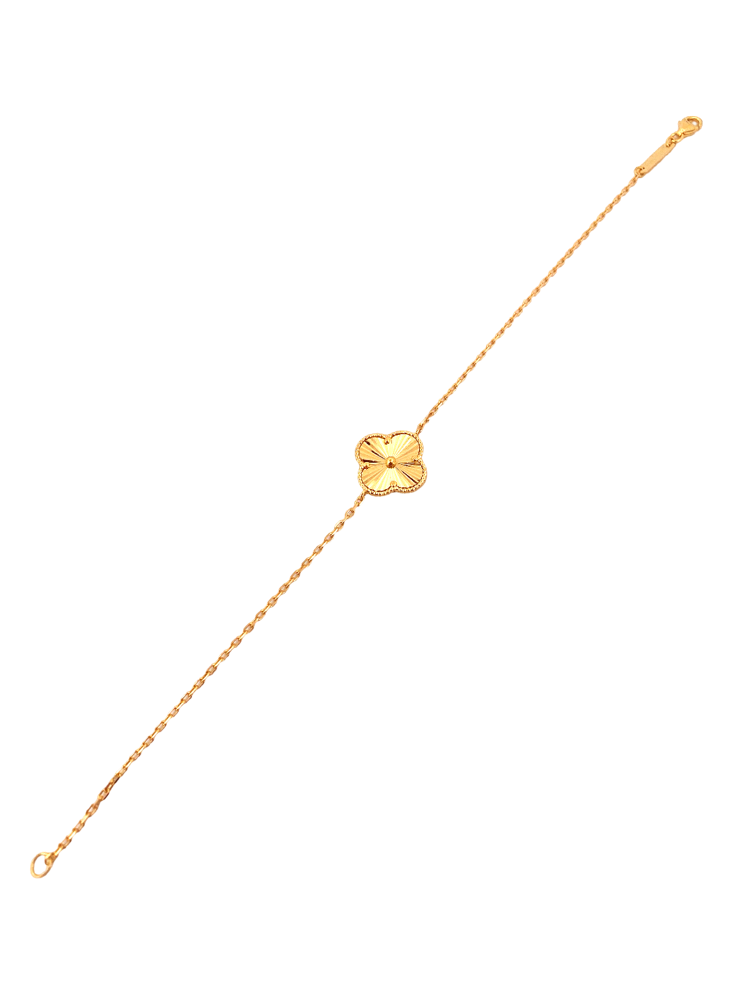 22K Gold Flower Designer Ladies Bracelet