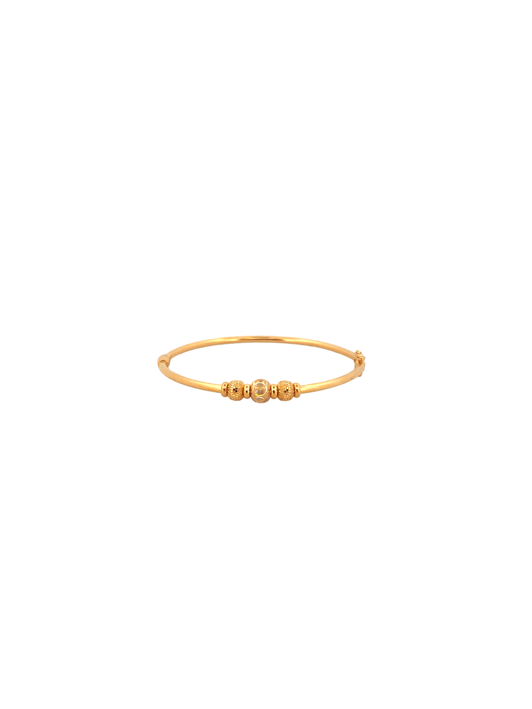 22K Gold Two-tone Designer Ladies Bracelet