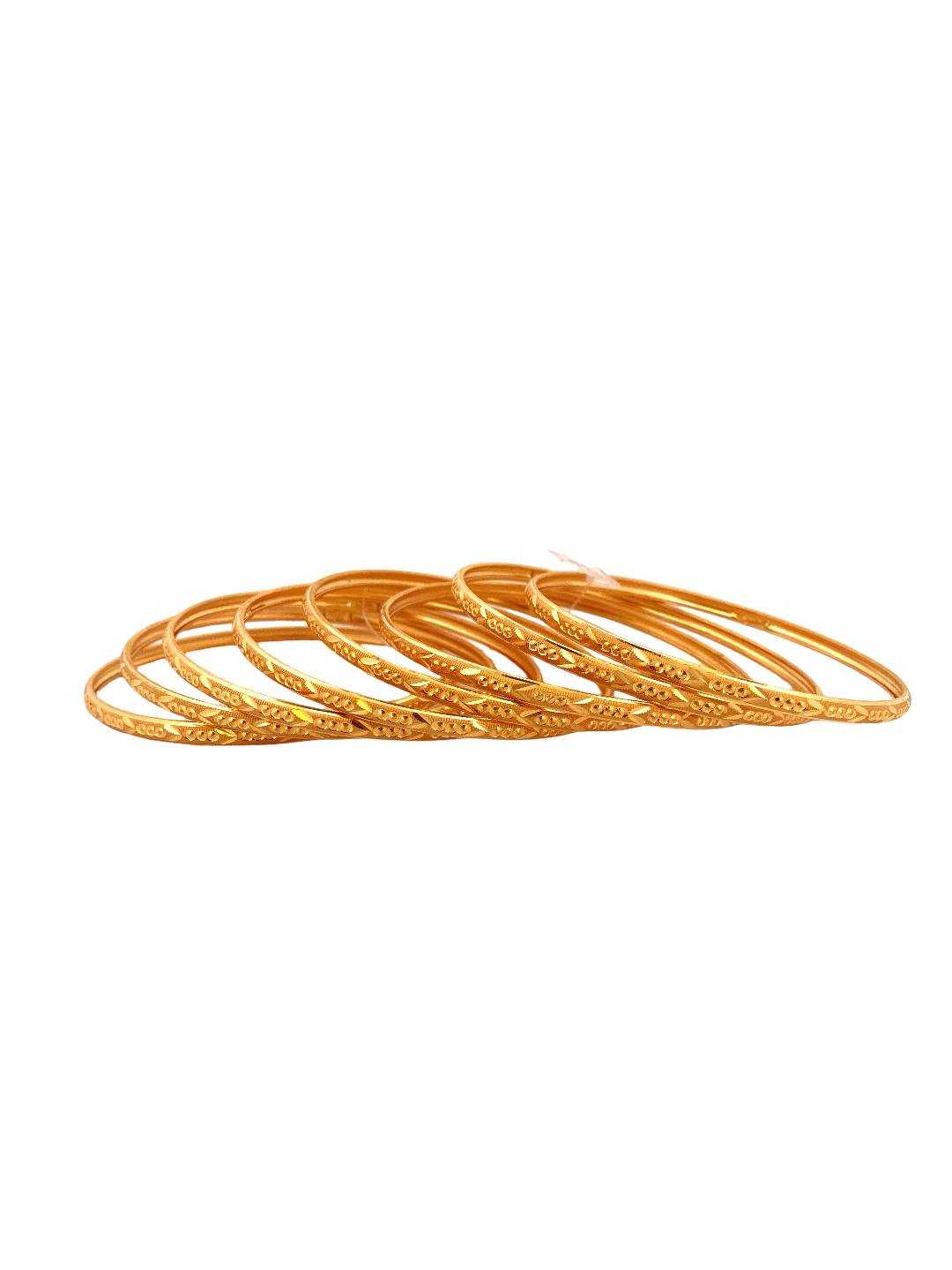 22K Gold Designer 8 Pieces Set Of Ladies Bangles