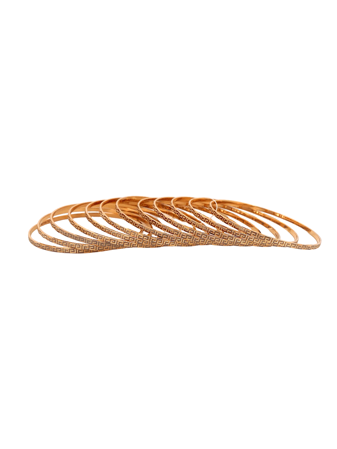 22K Gold Designer 12 Pieces Set Of Ladies Bangles