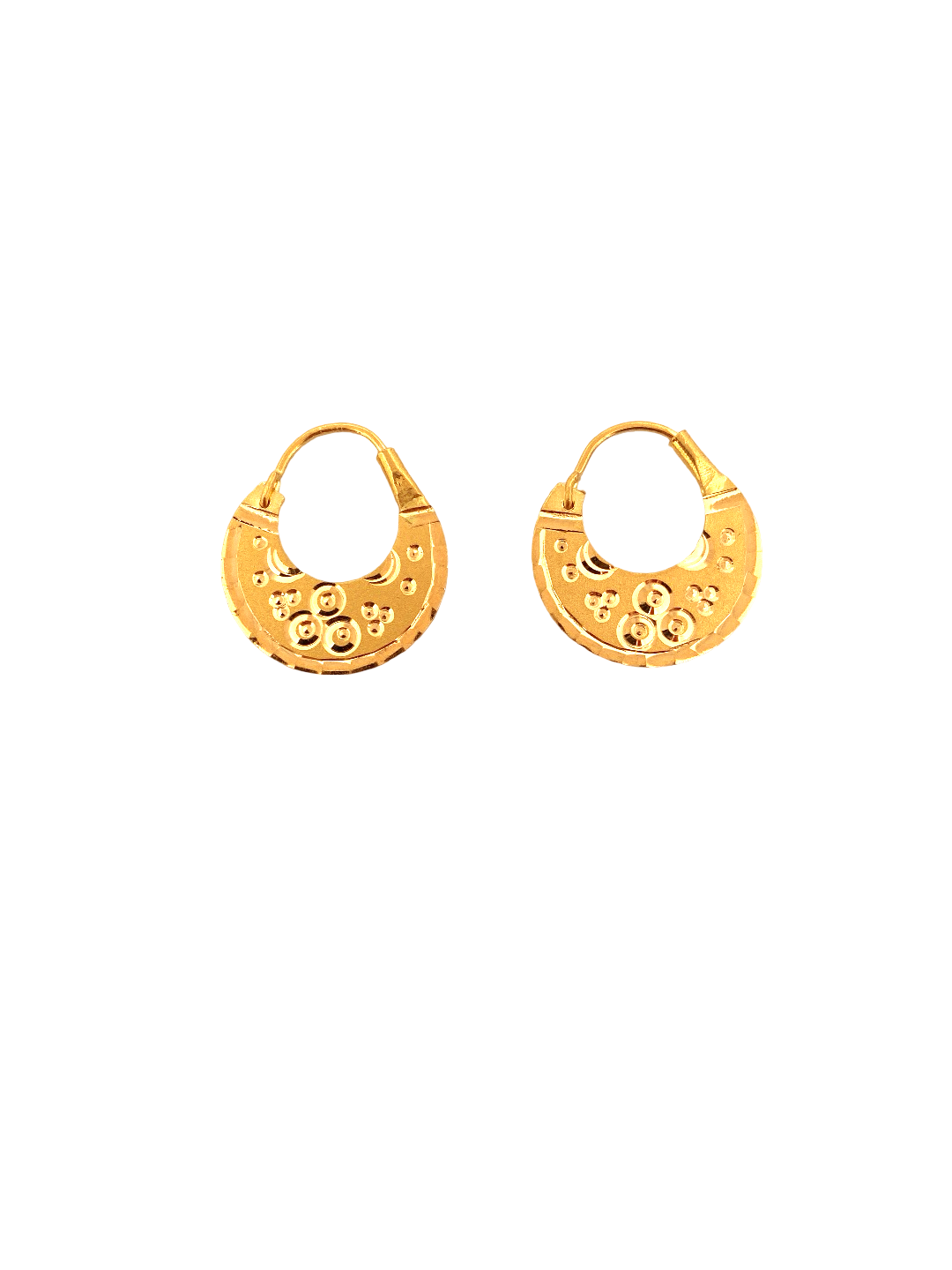22K Gold Designer Men's Nattiyan Earrings