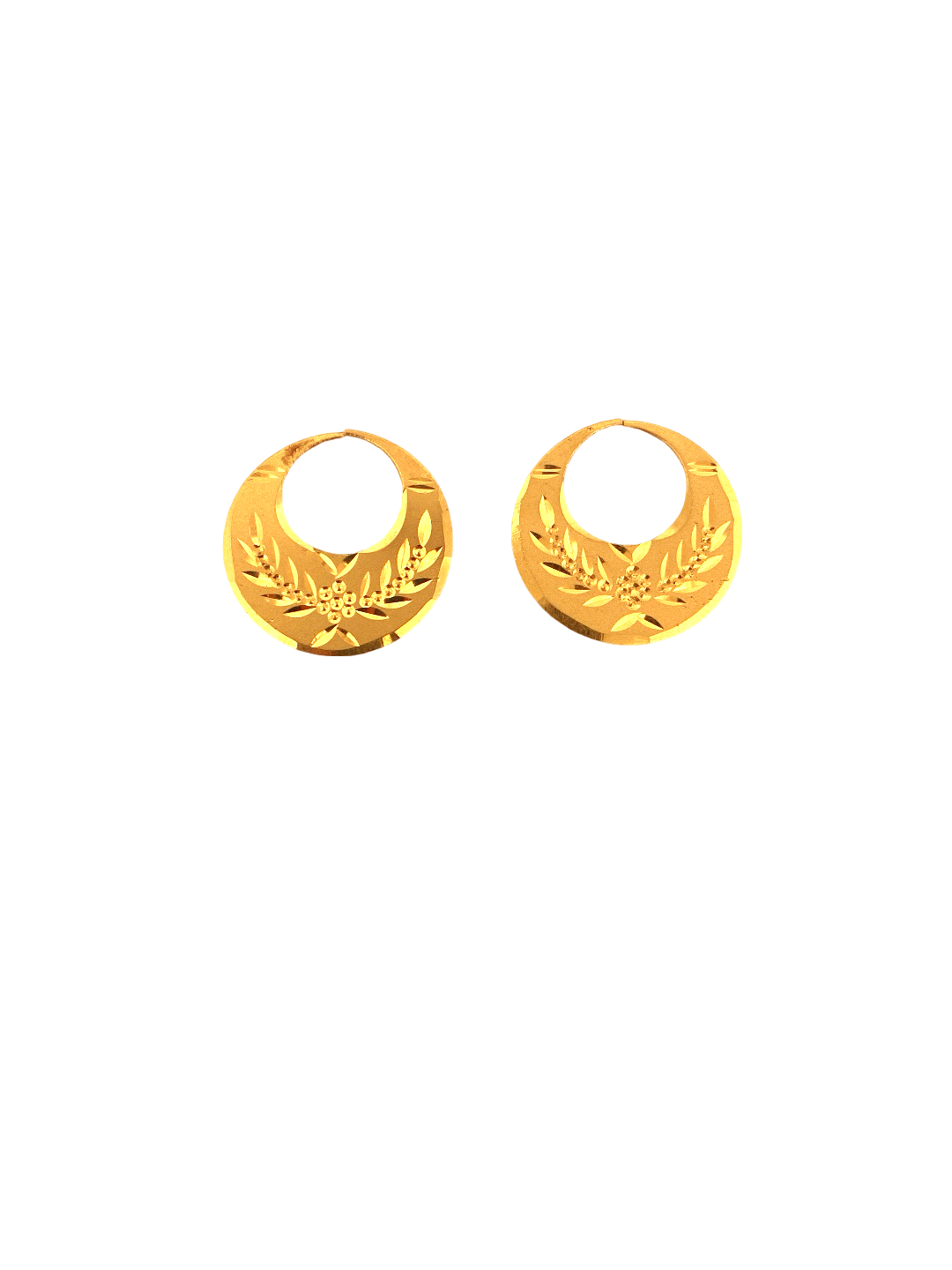 22K Gold Designer Men's Nattiyan Earrings