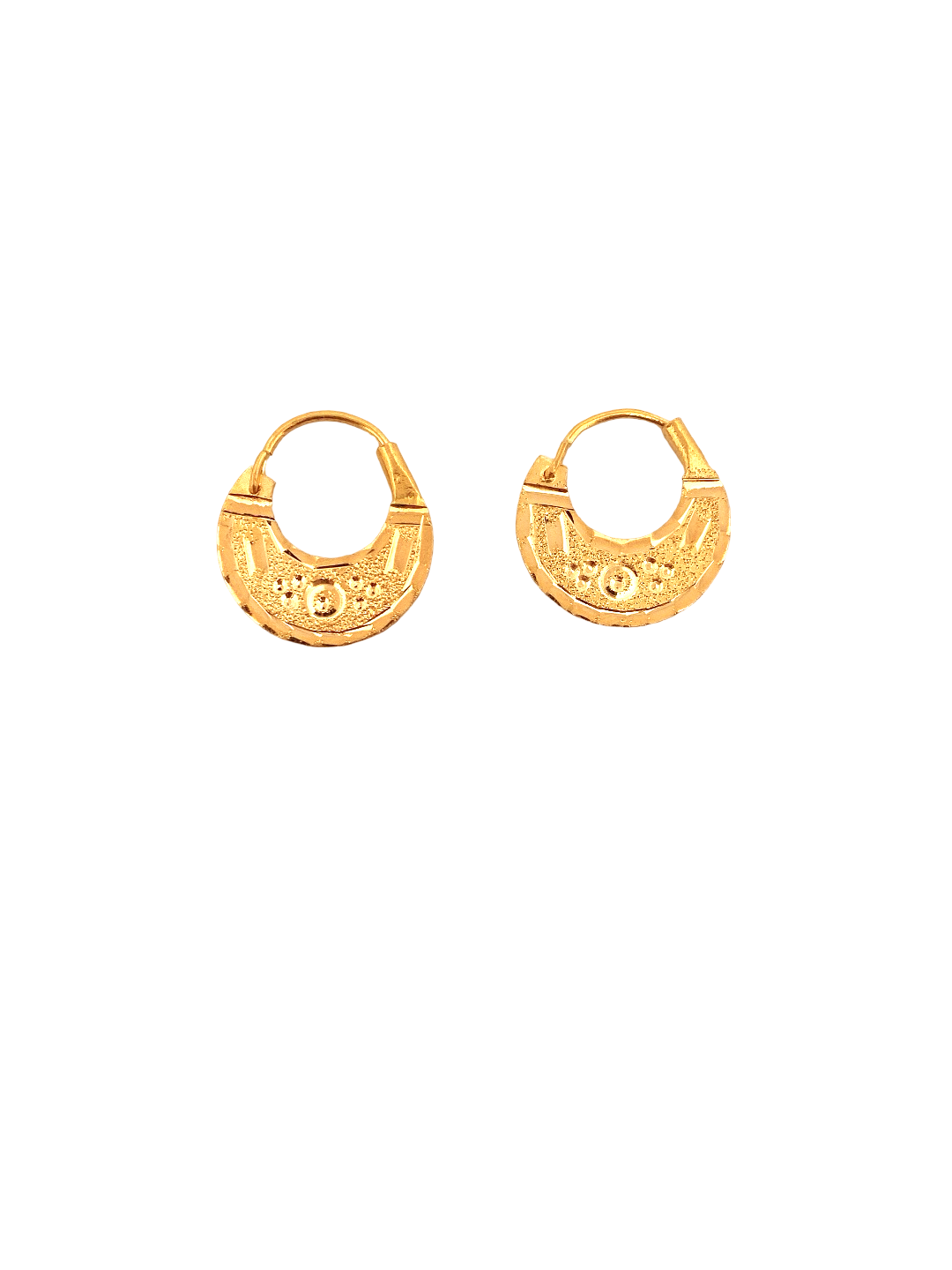 22K Gold Designer Men's Nattiyan Earrings