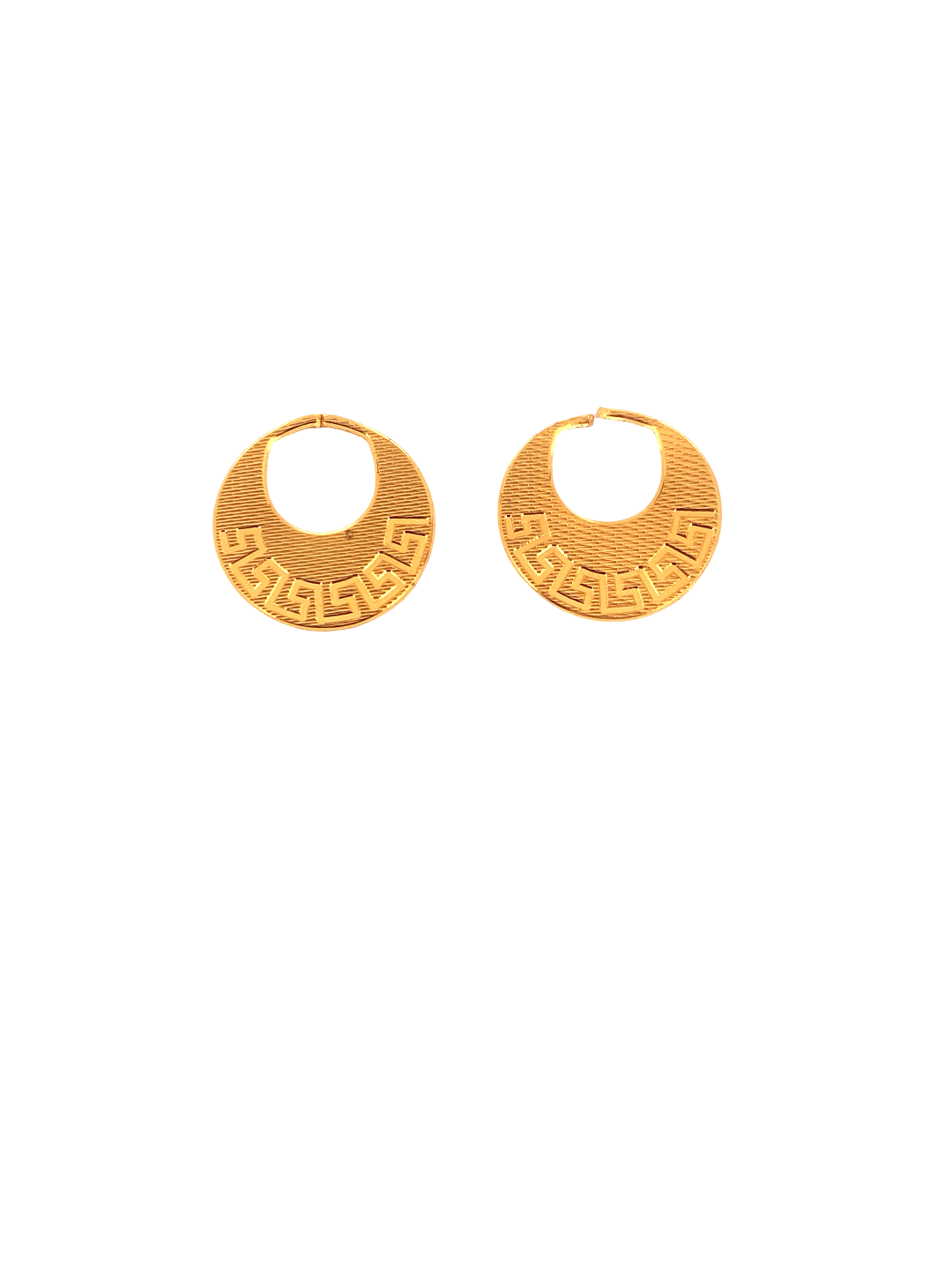 22K Gold Designer Men's Nattiyan Earrings