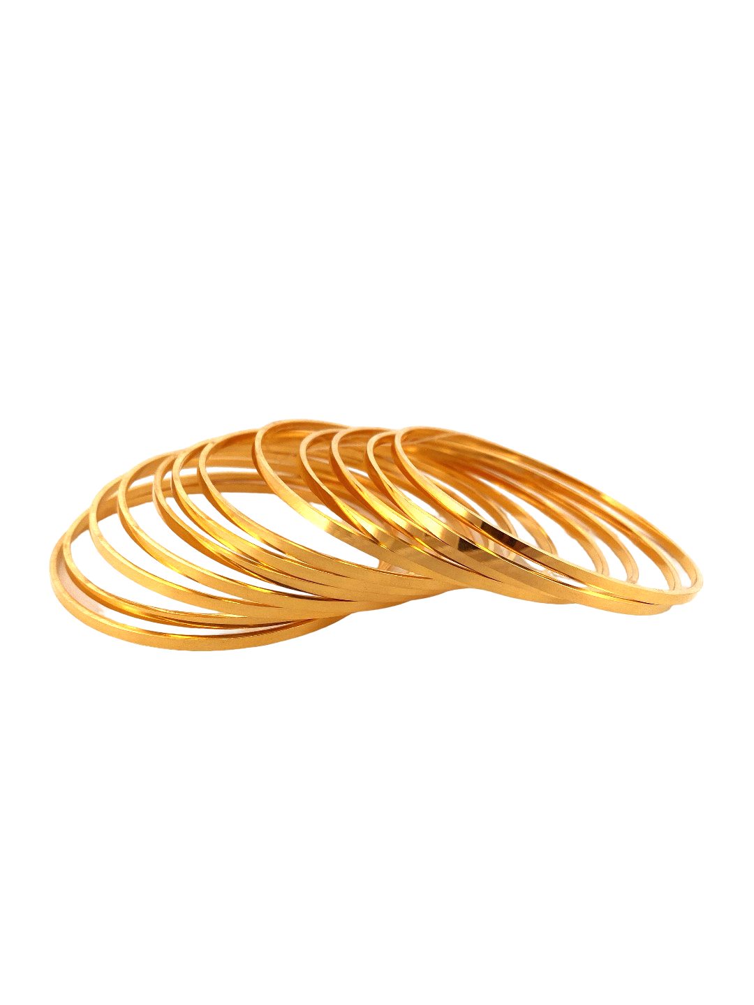 22K Gold Designer 12 Pieces Set of Ladies Bangles