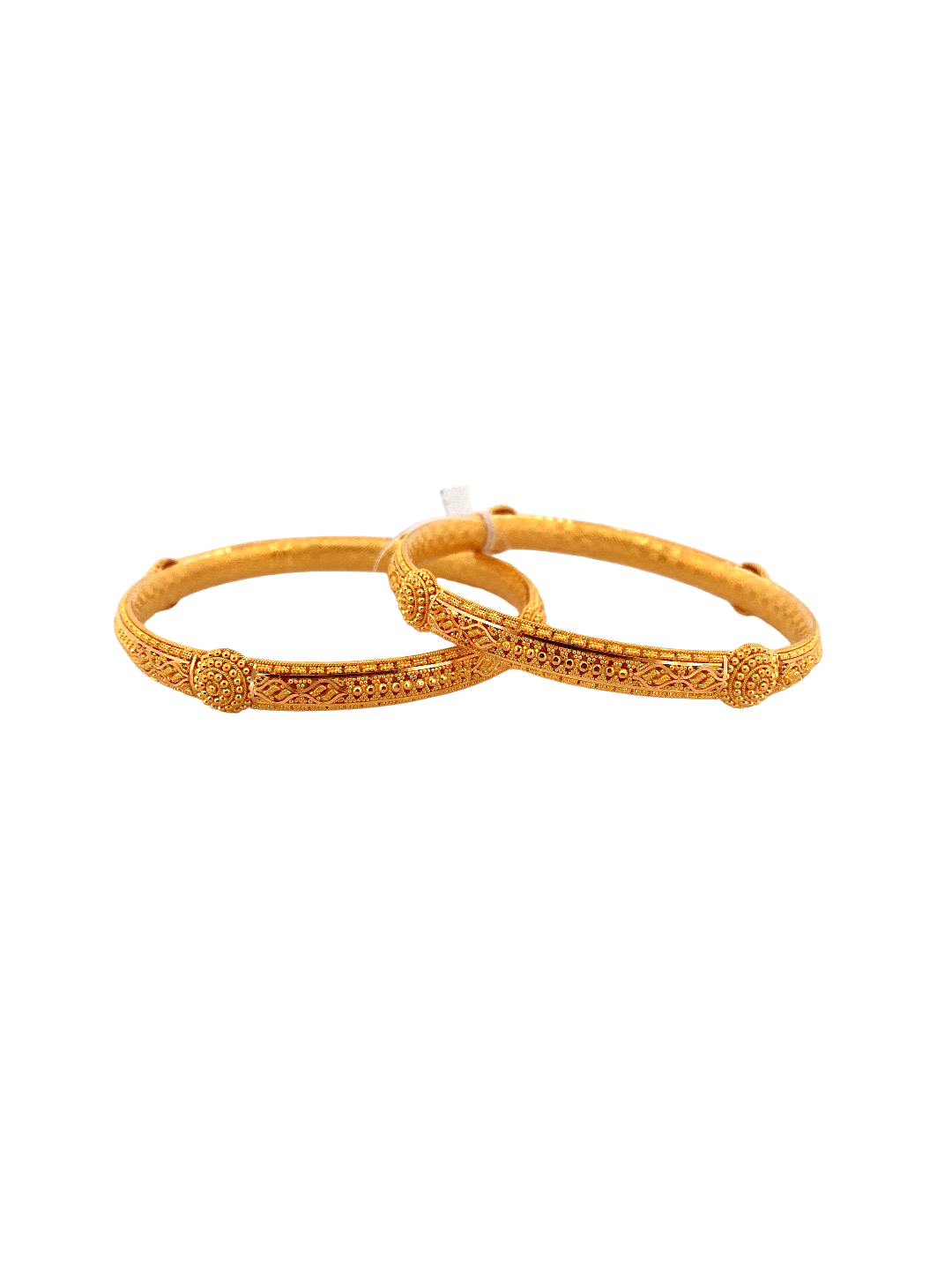 22K Gold Designer 2 Pieces Set of Ladies Bangles