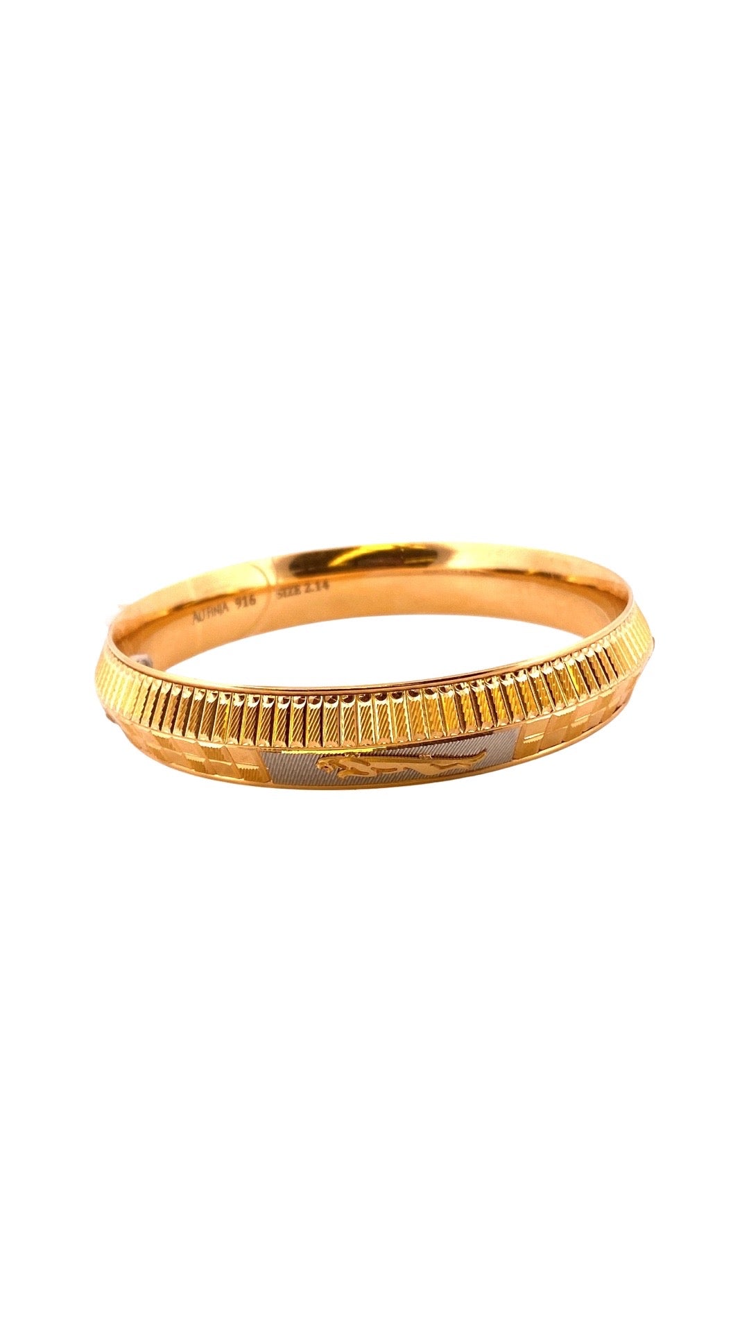 22K Gold Puma Icon Men’s Kara