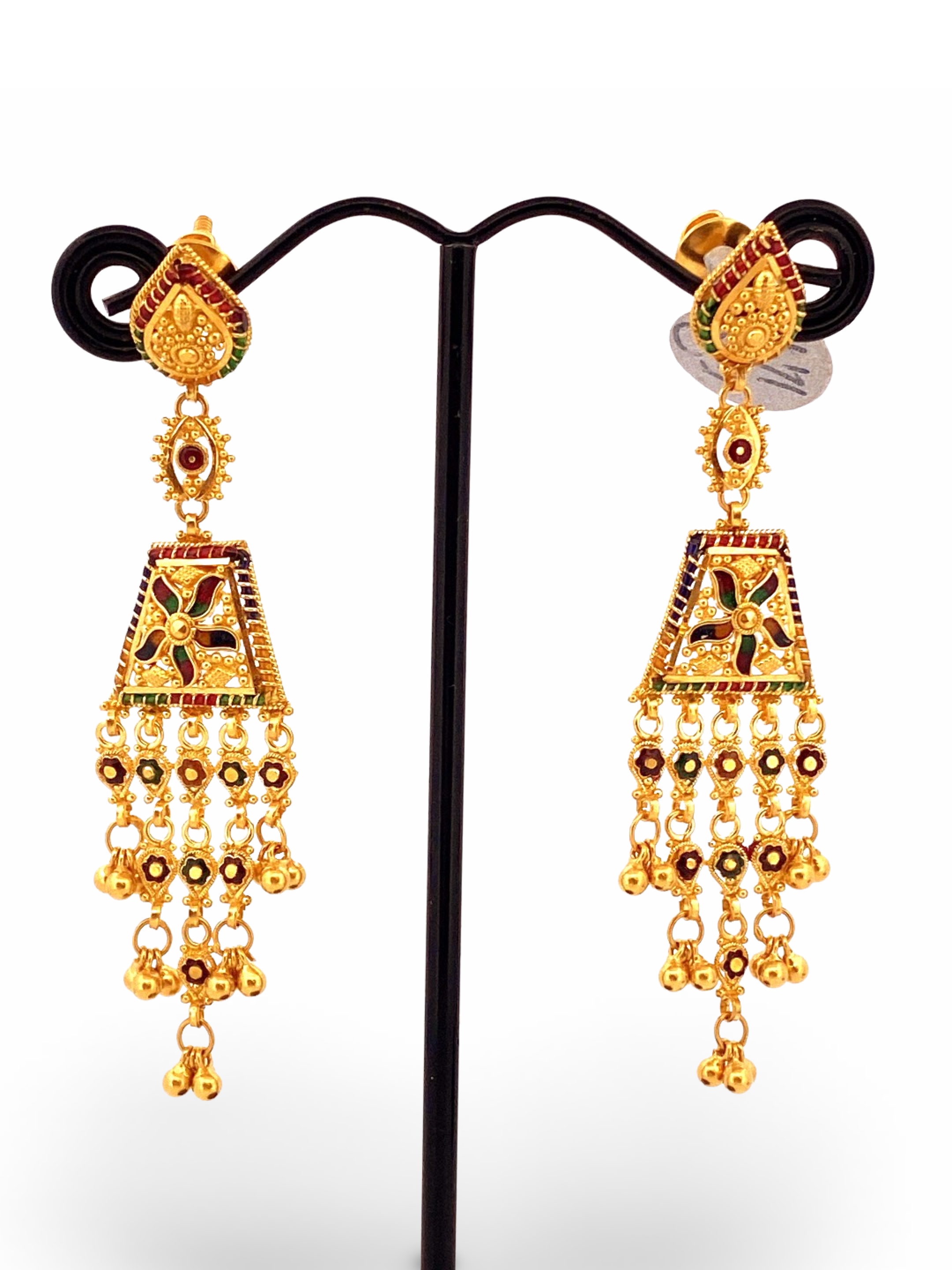 Earrings sales golden colour