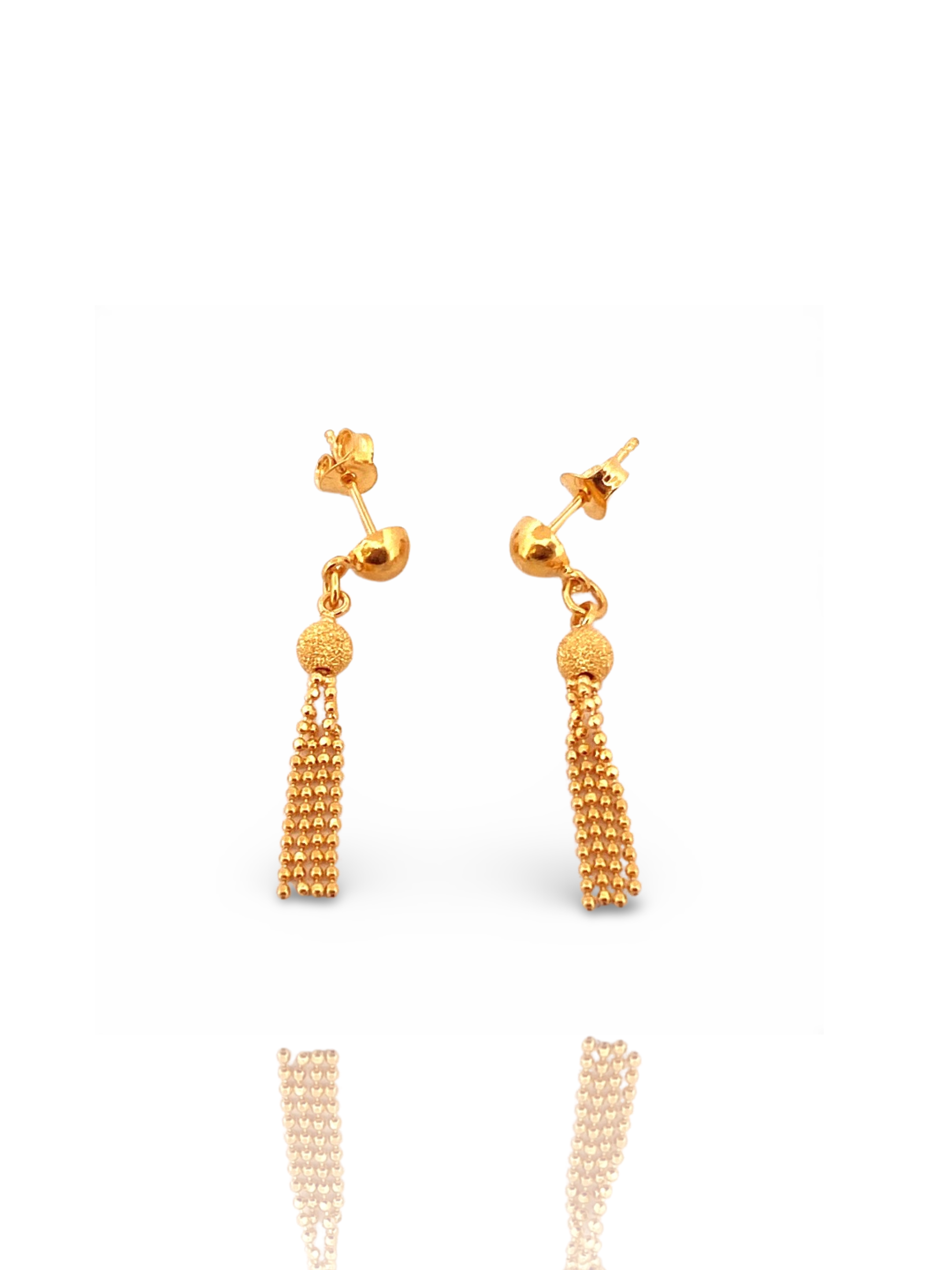 22K Gold Designer Hanging Earrings Ashok Jewellers Canada