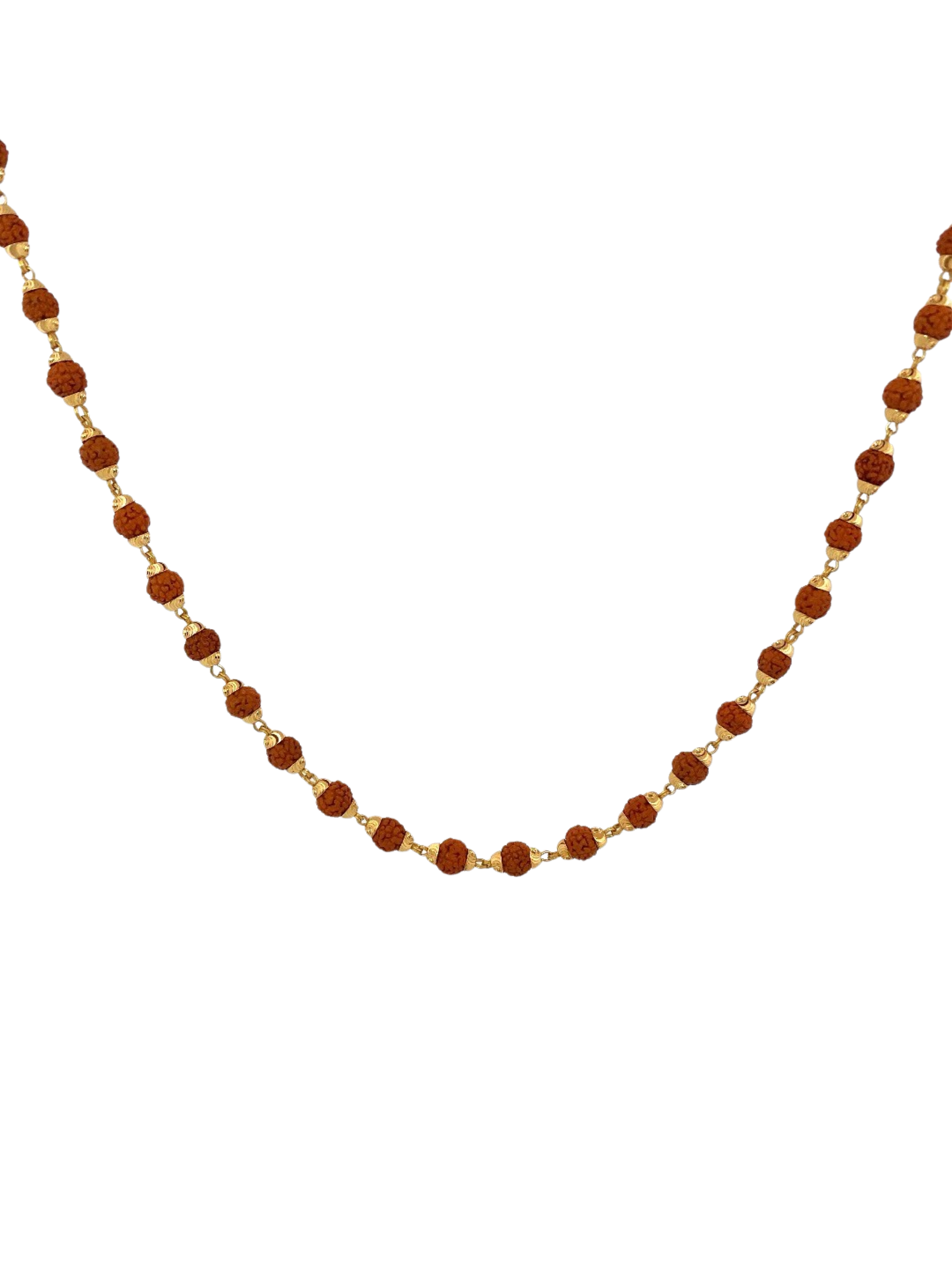 Rudraksha gold chain designs discount