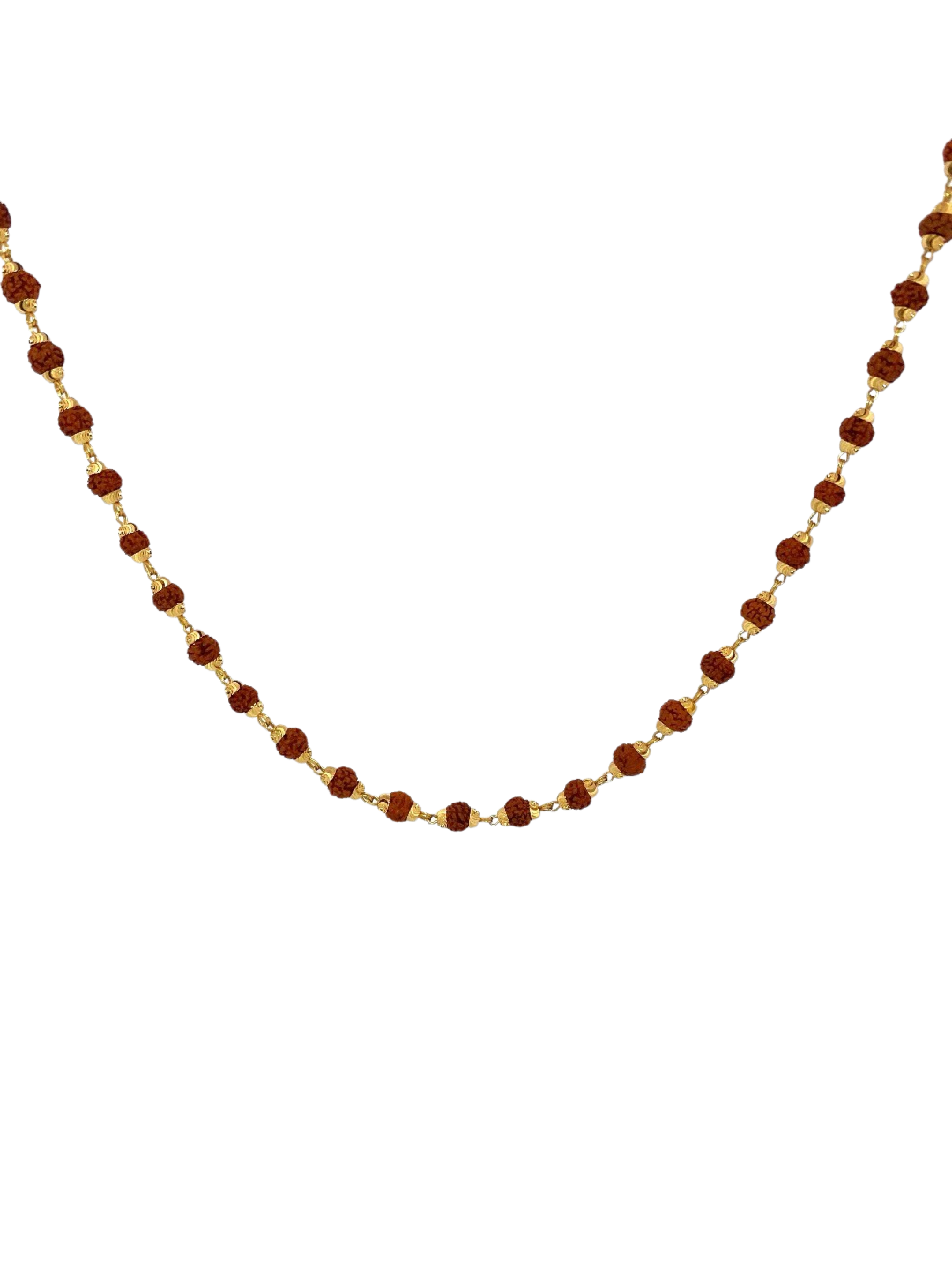 Gold plated rudraksha mala price clearance