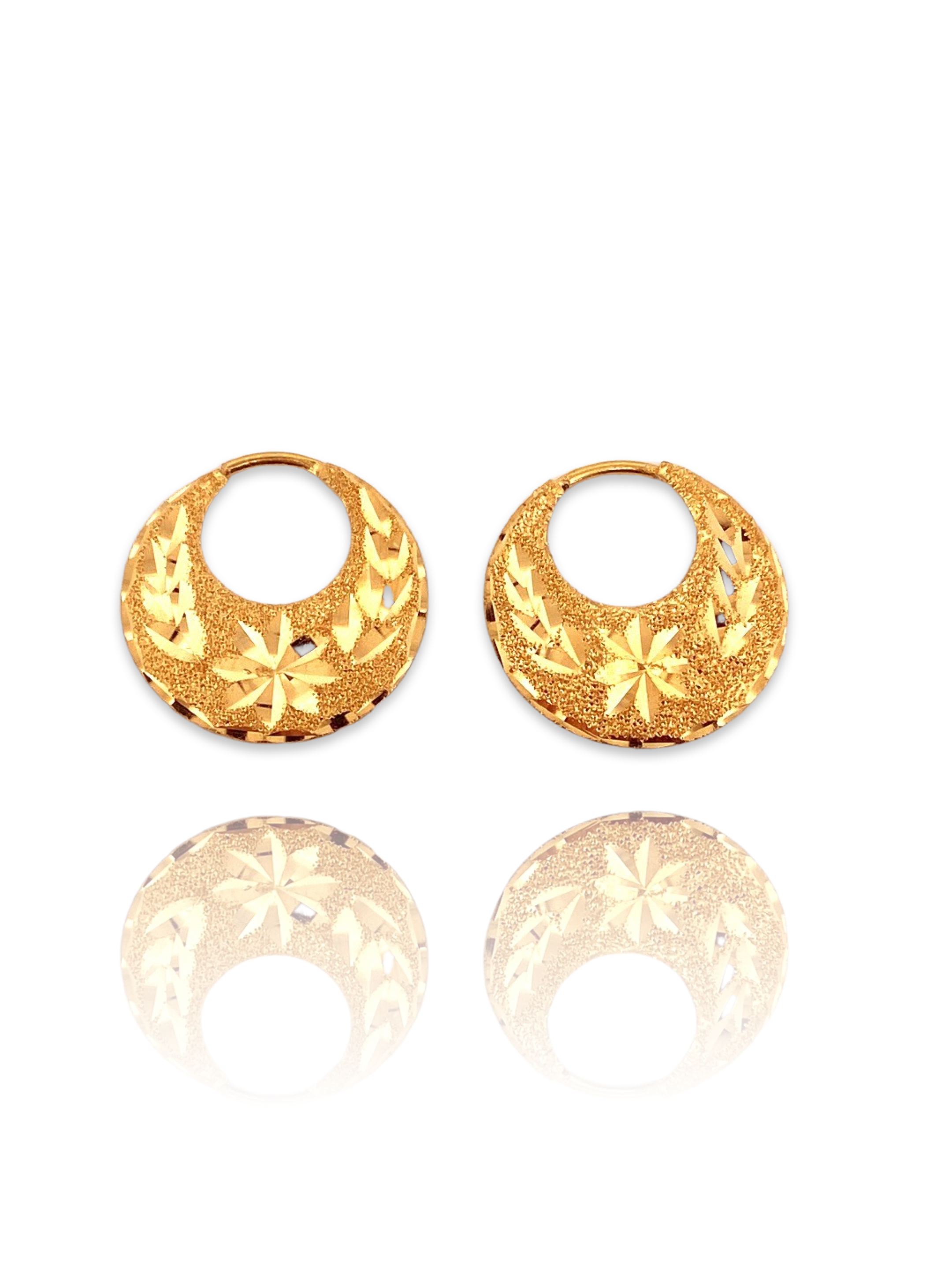 Earrings design for 2025 baby girl in gold
