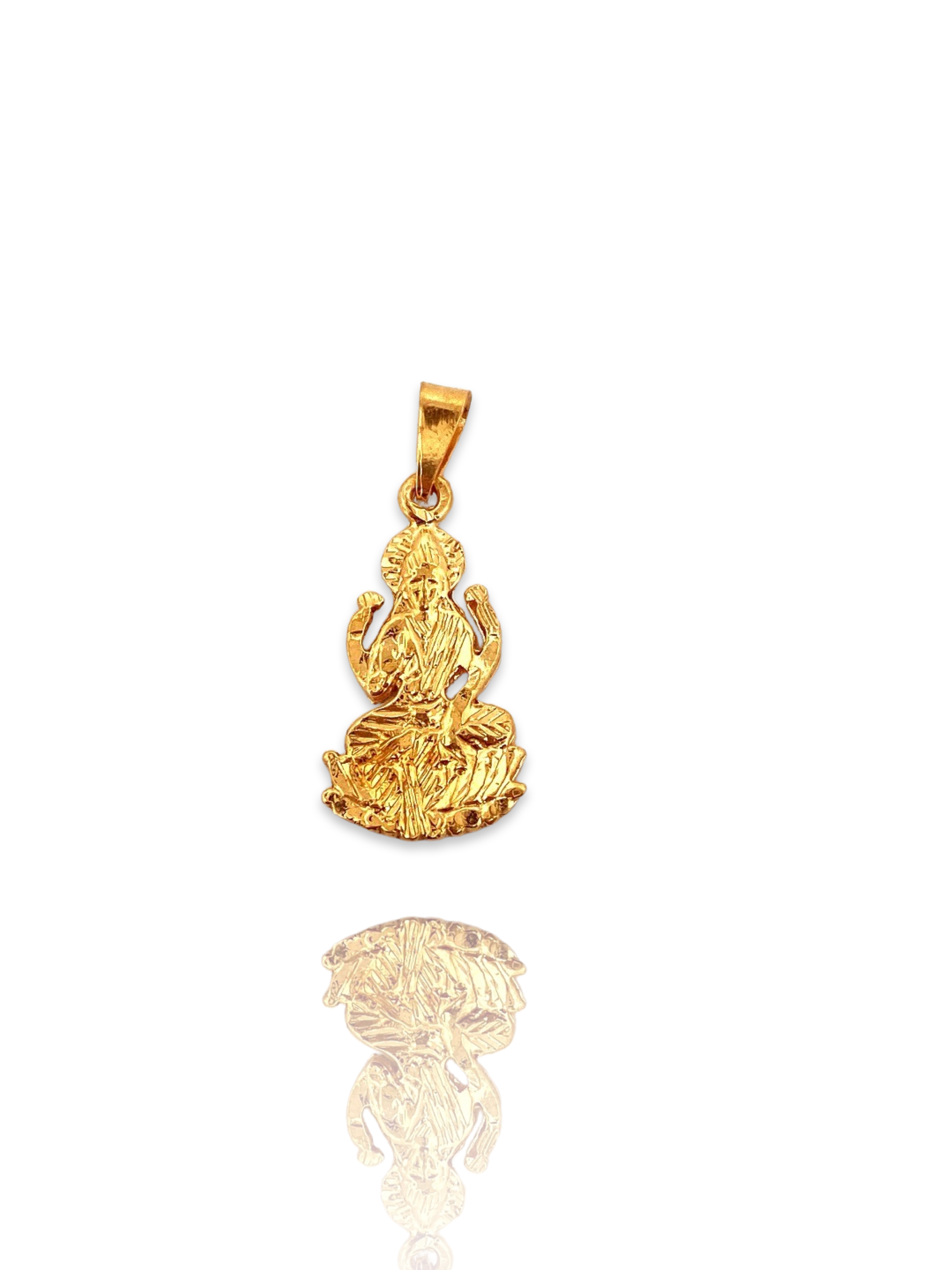 22k gold deals lakshmi pendant