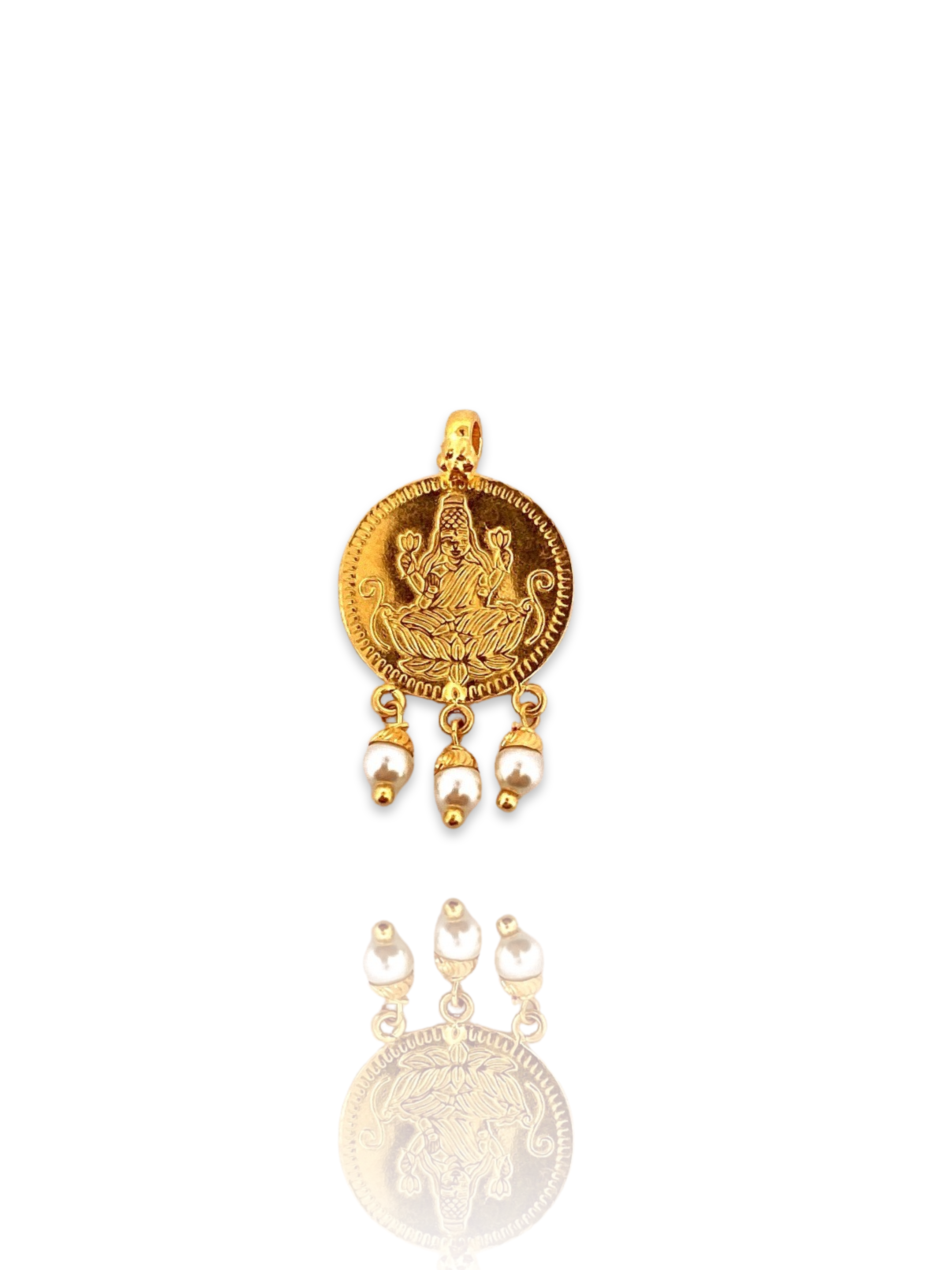 One gram gold lakshmi pendant clearance