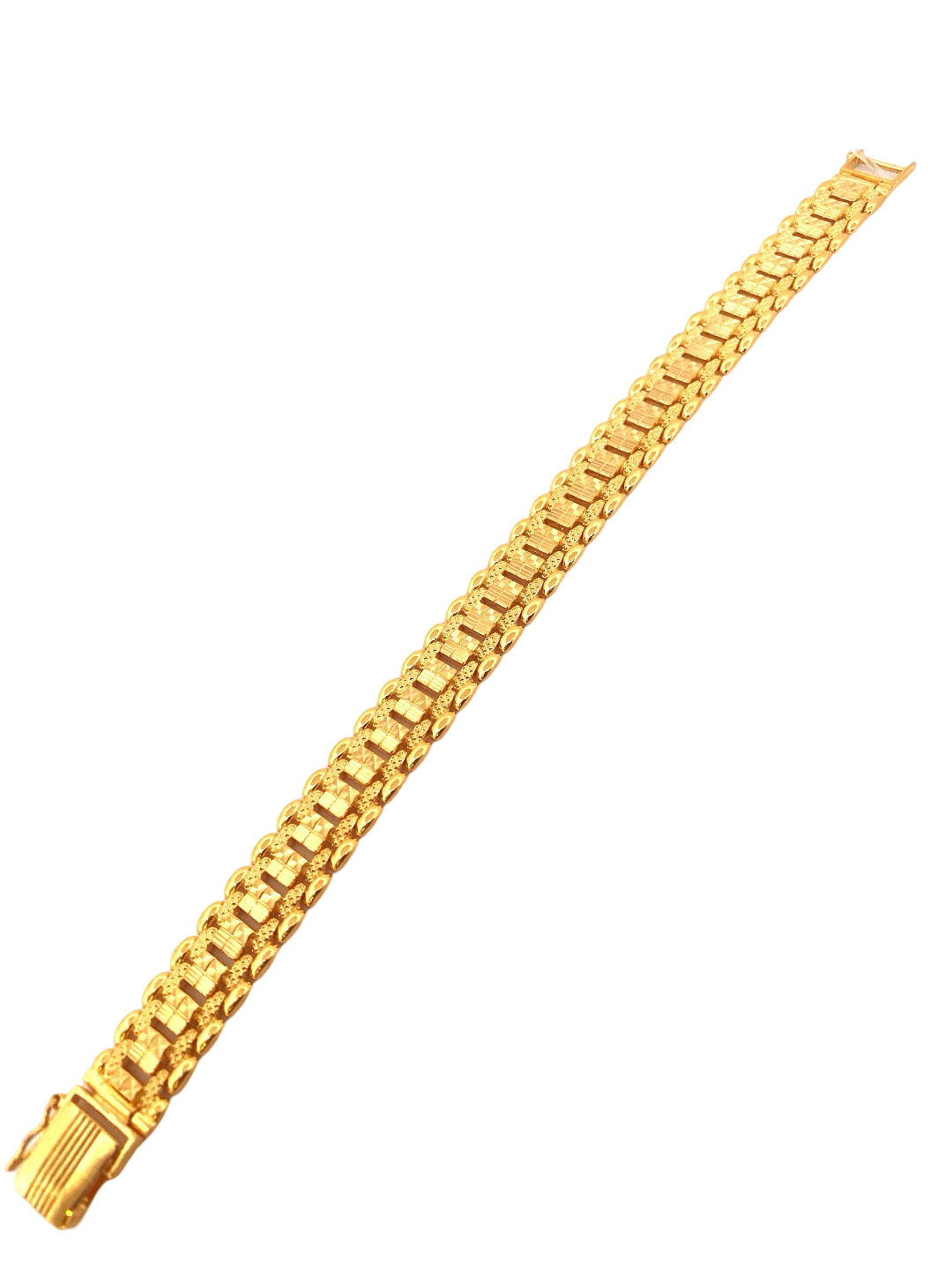 22K Gold Designer Men's Bracelet