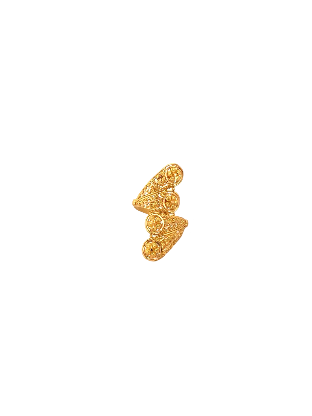 22K Gold Designer Ladies Ring