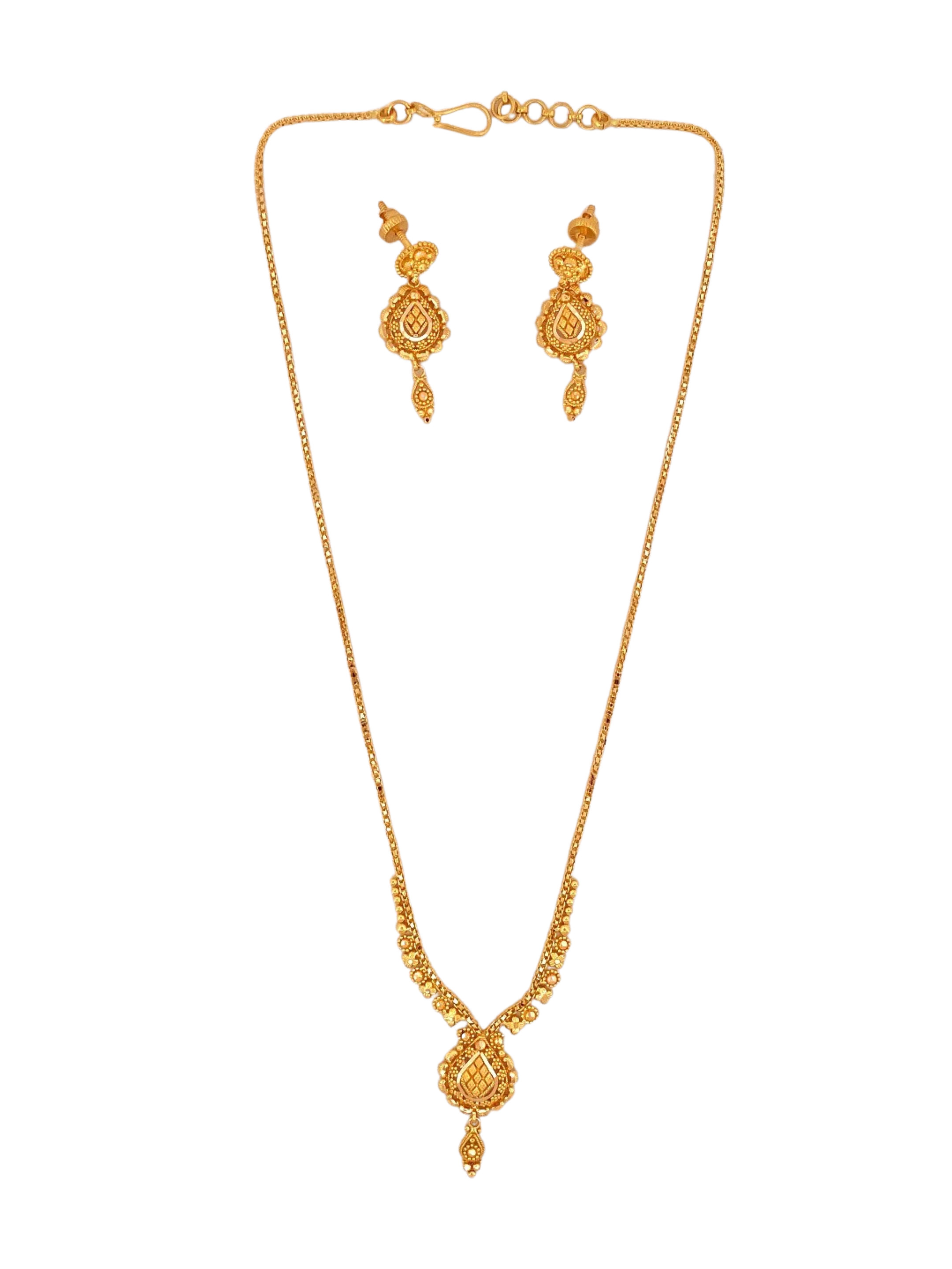 22K Gold Designer Jewellery Set