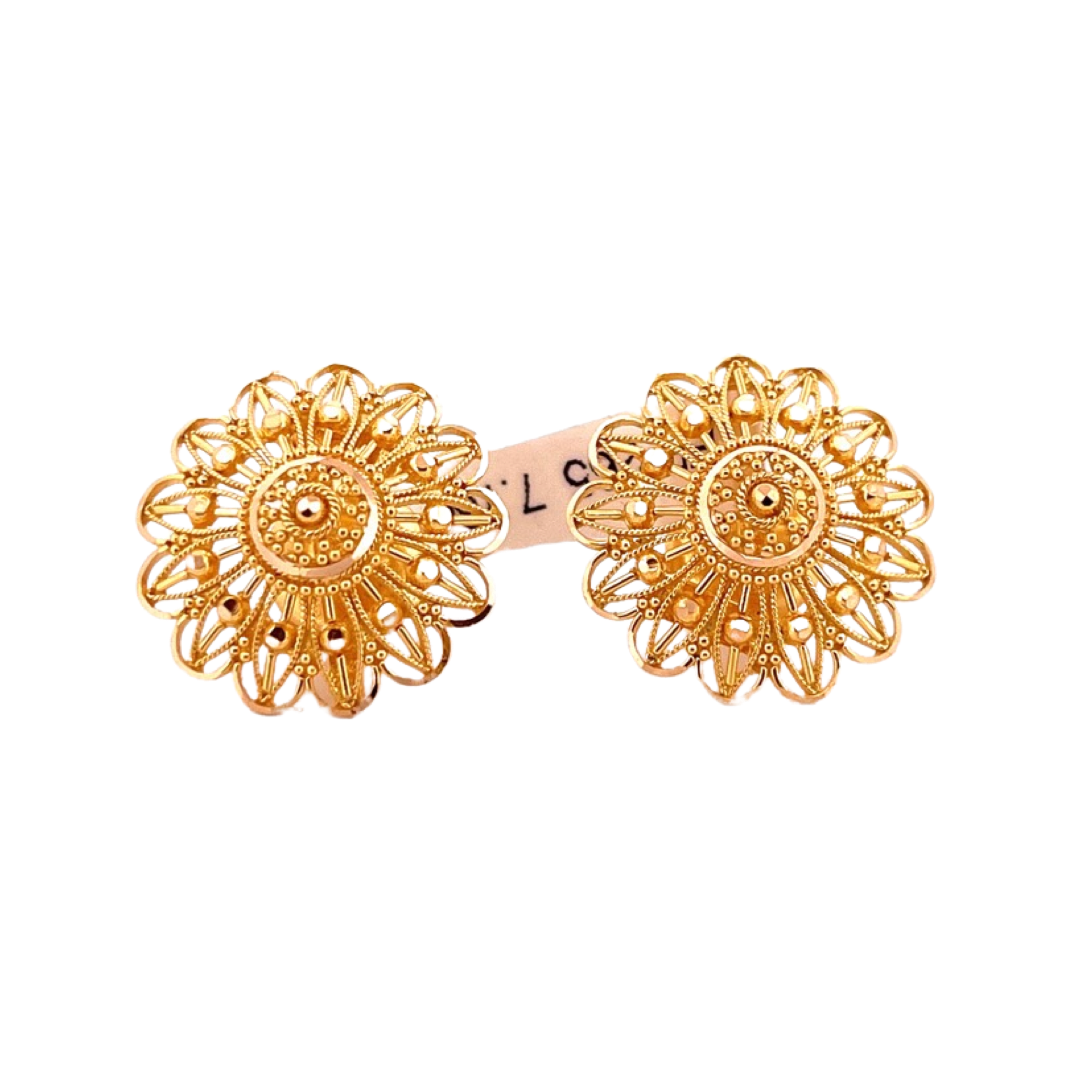 Gold Studs 22K Gold Ashok Jewellers Canada