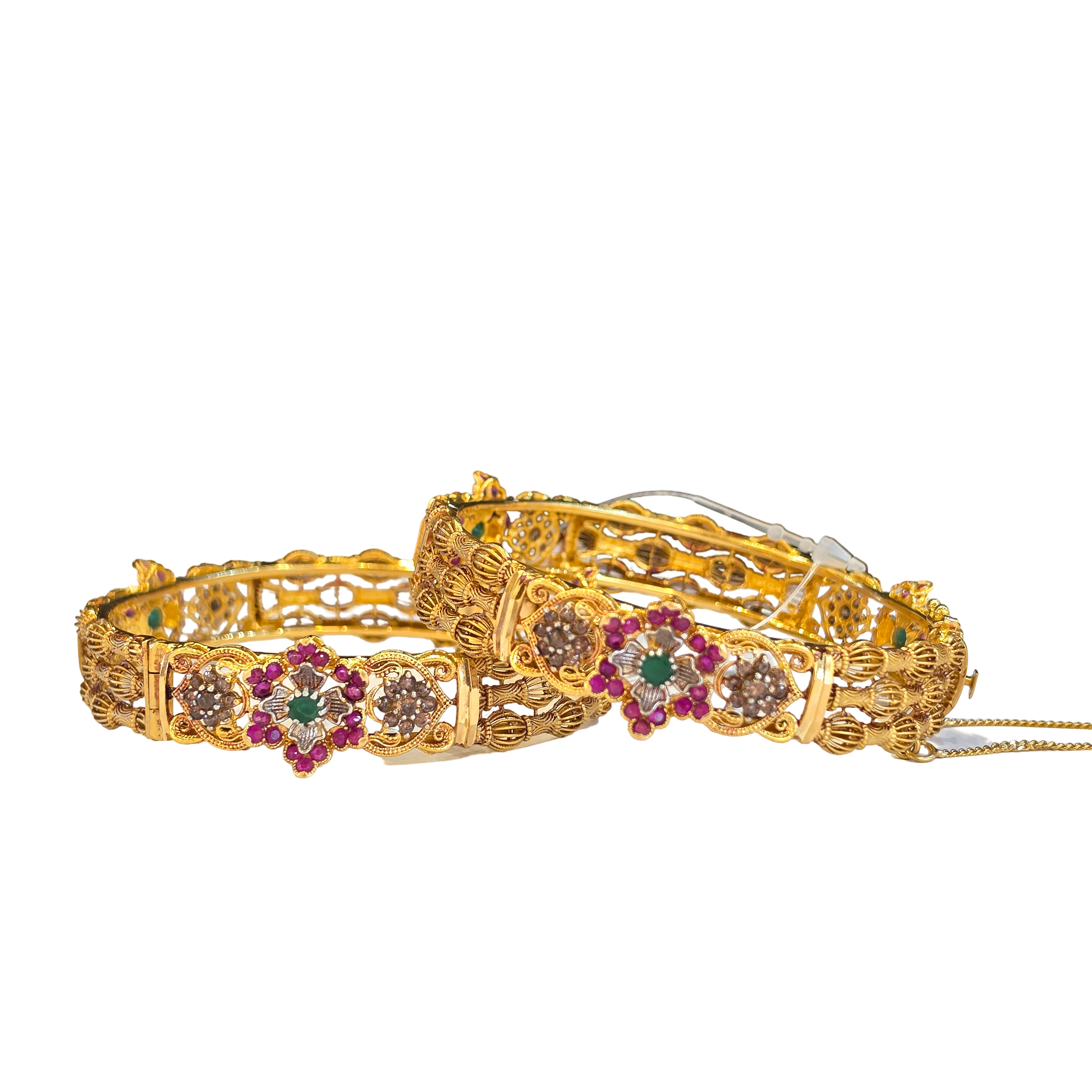 22K Gold Designer Set Of Bangles