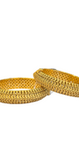 22K Gold Antique Designer Set Of Screw Bangles