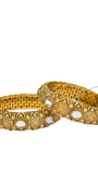 22K Gold Antique Designer Set Of Screw Bangles