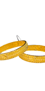 22K Gold Designer Ladies Screw Bangles
