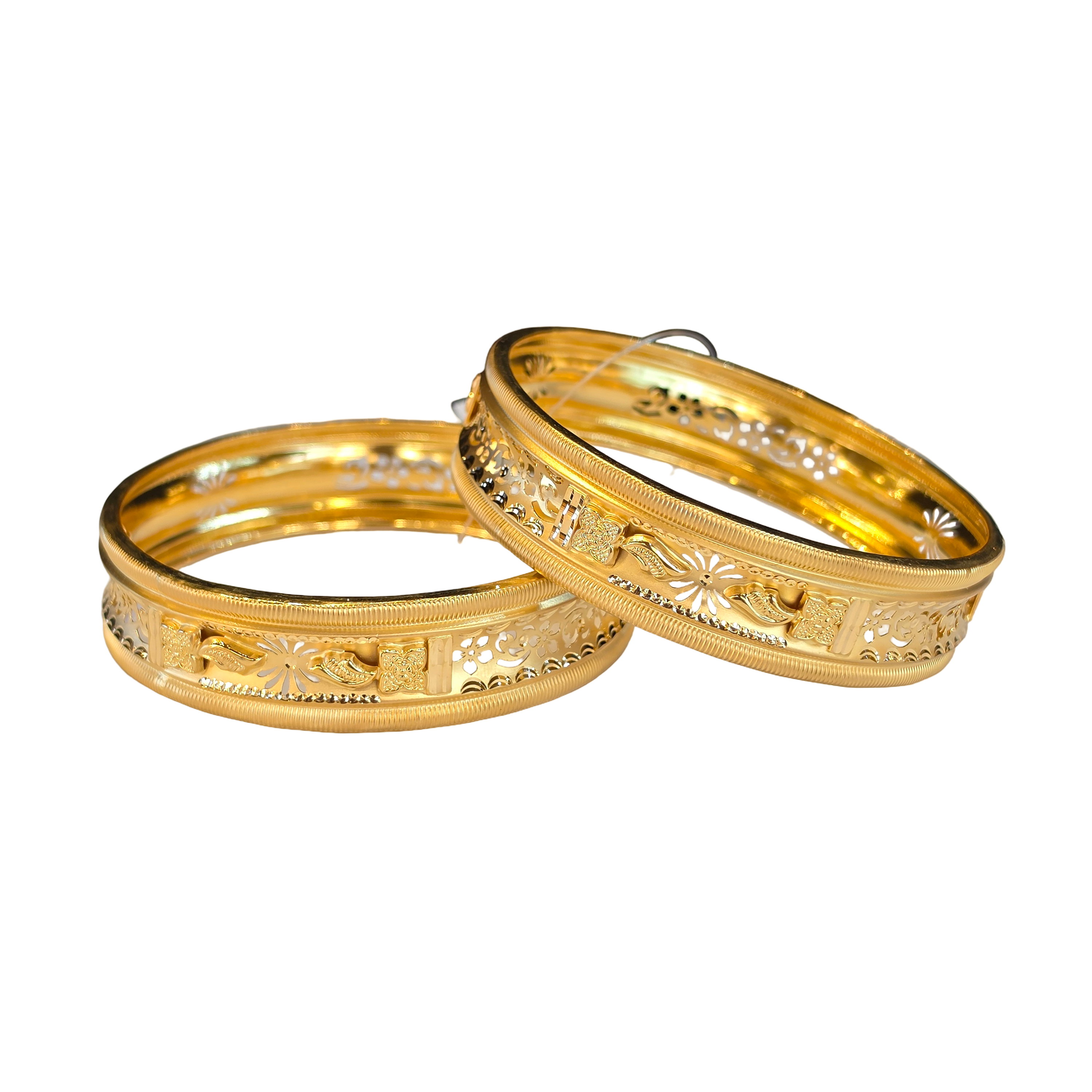22K Gold Designer Ladies Bangles