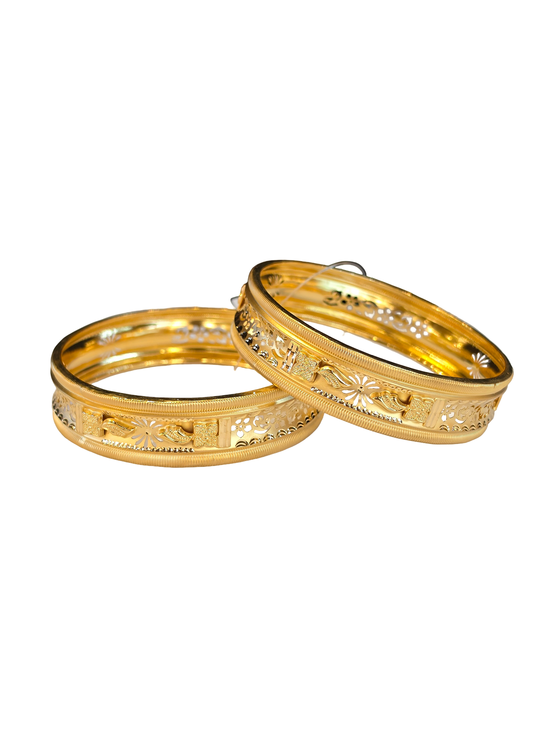 22K Gold Designer Ladies Bangles
