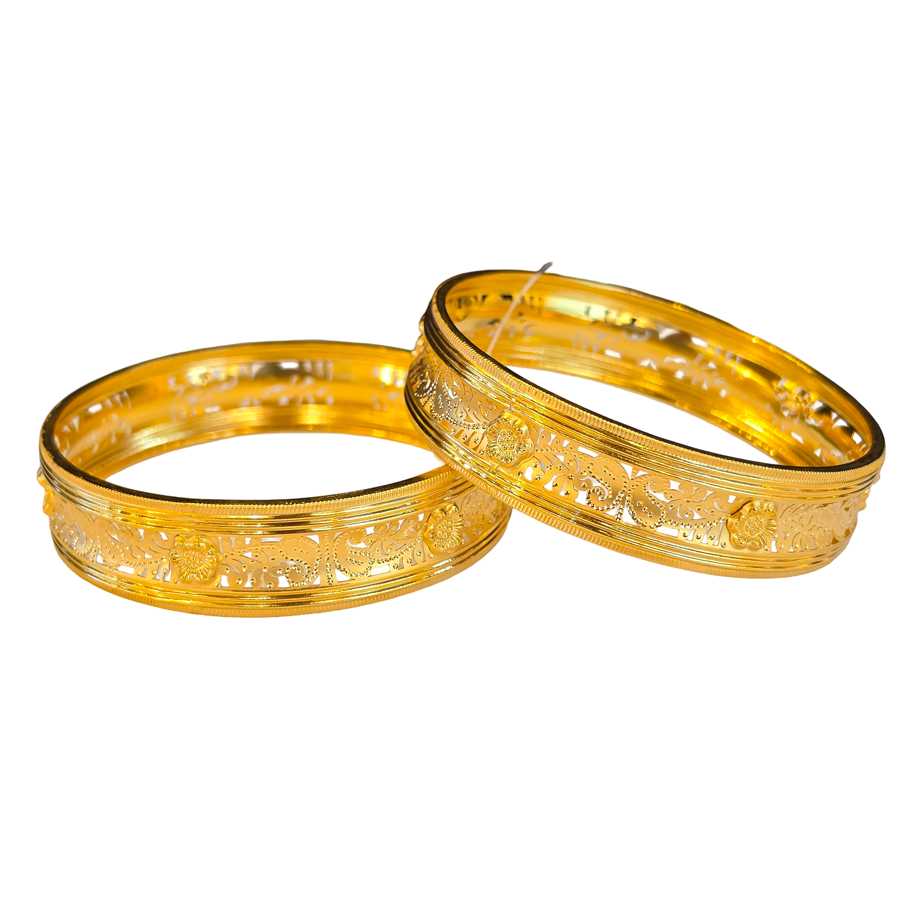 22K Gold Designer Ladies Bangles