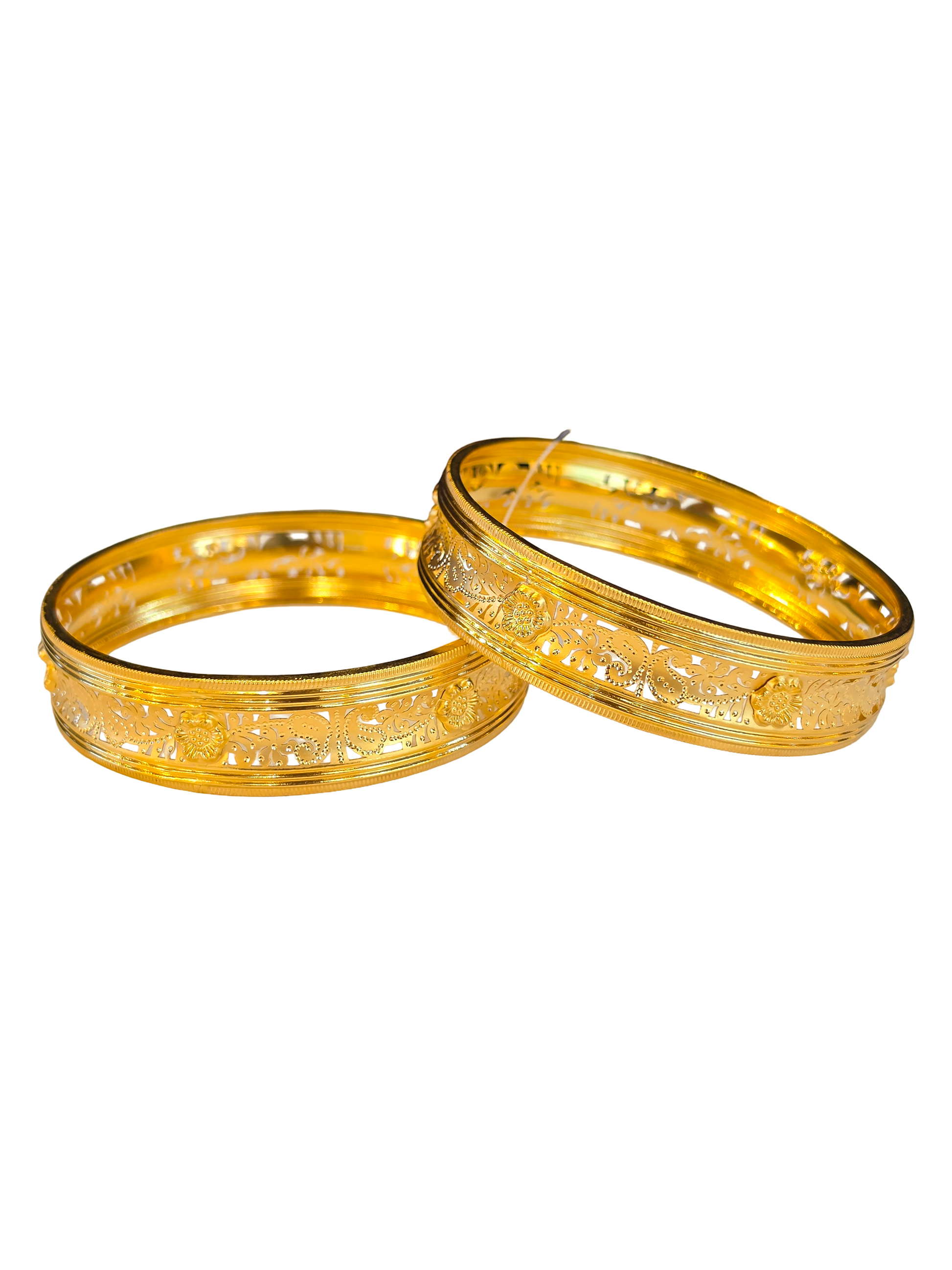 22K Gold Designer Ladies Bangles