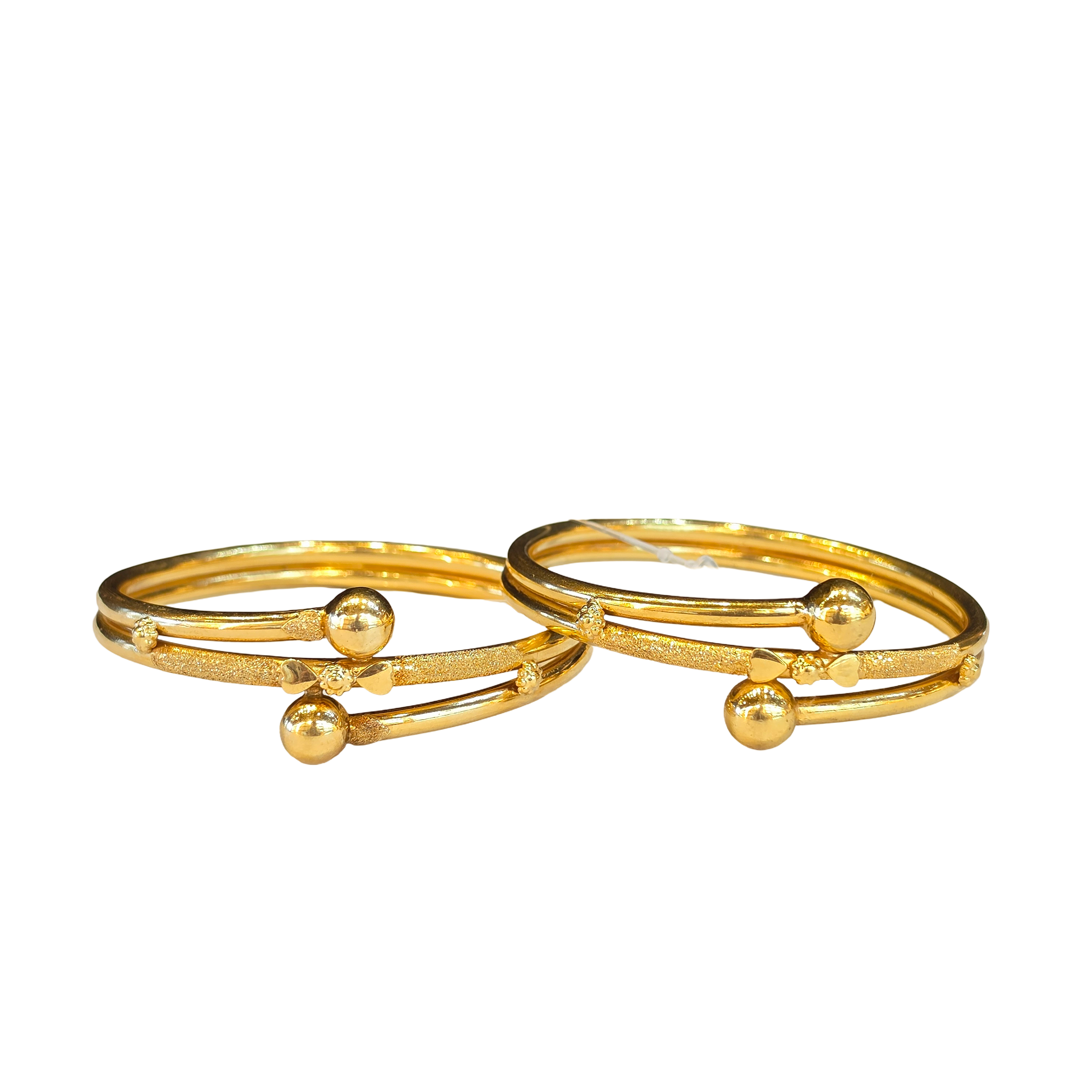 22K Gold Designer Ladies Bangles