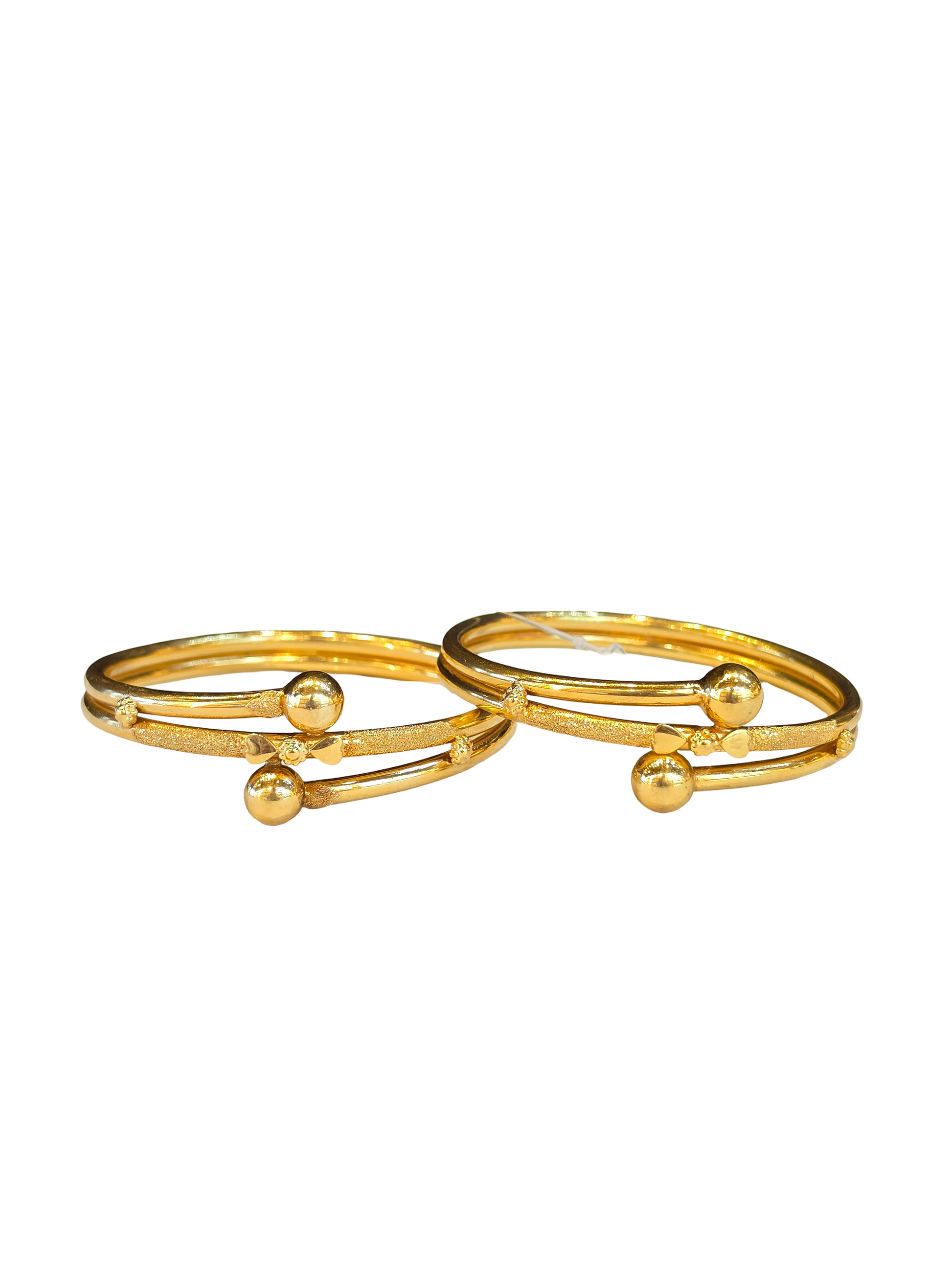 22K Gold Designer Ladies Bangles