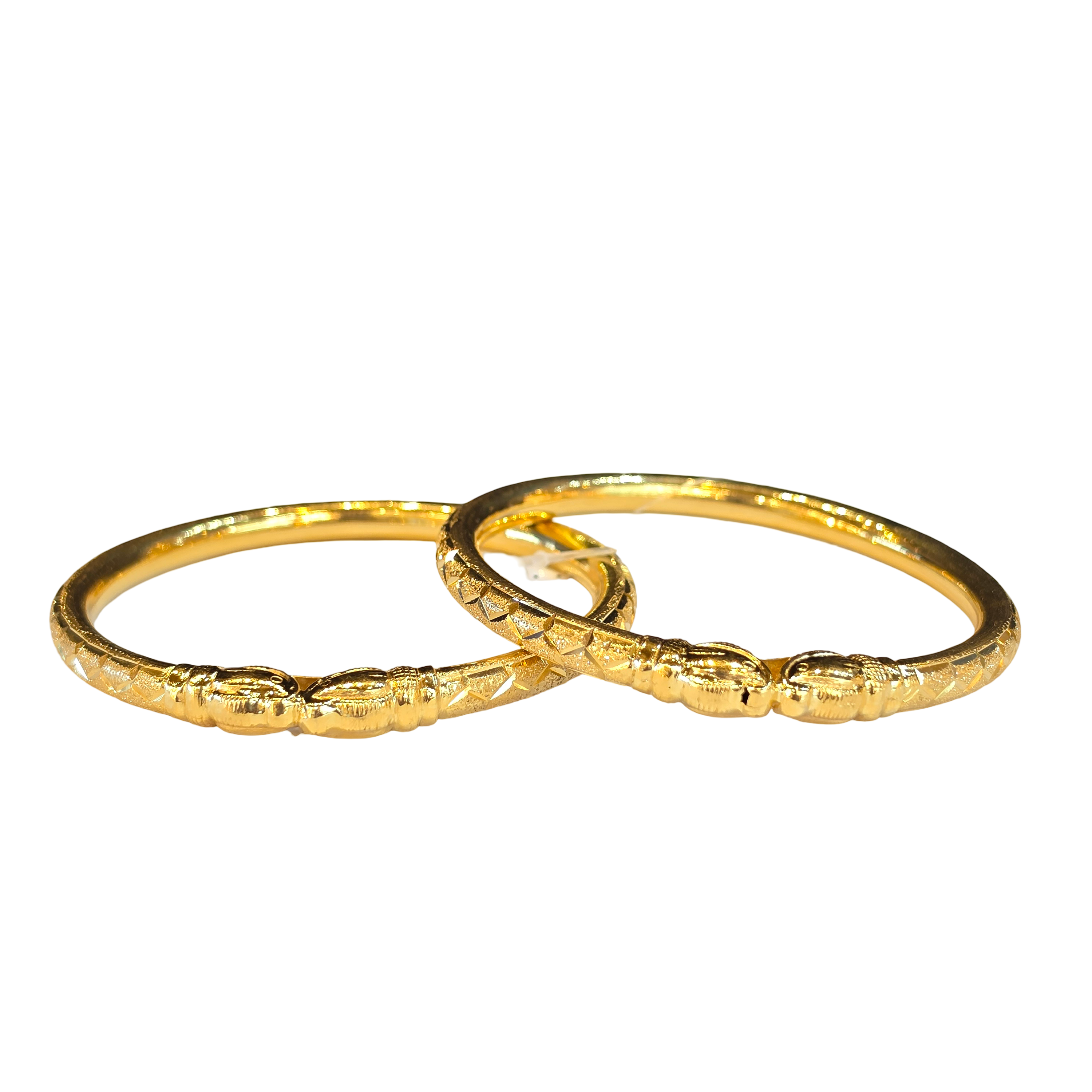 22K Gold Designer Ladies Bangles