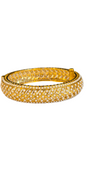 22K Gold Designer Ladies Jadau Single Bangle