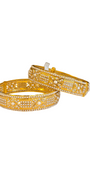 22K Gold Designer Ladies Jadau Bangles