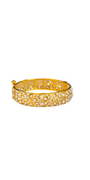 22K Gold Designer Ladies Jadau Single Bangle