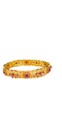 22K Gold Designer Ladies Jadau Single Bangle