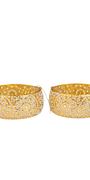 22K Gold Designer Ladies Jadau Bangles