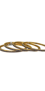 22K Gold Designer CZ Ladies Bangles