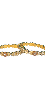 22K Gold Designer CZ Ladies Bangles