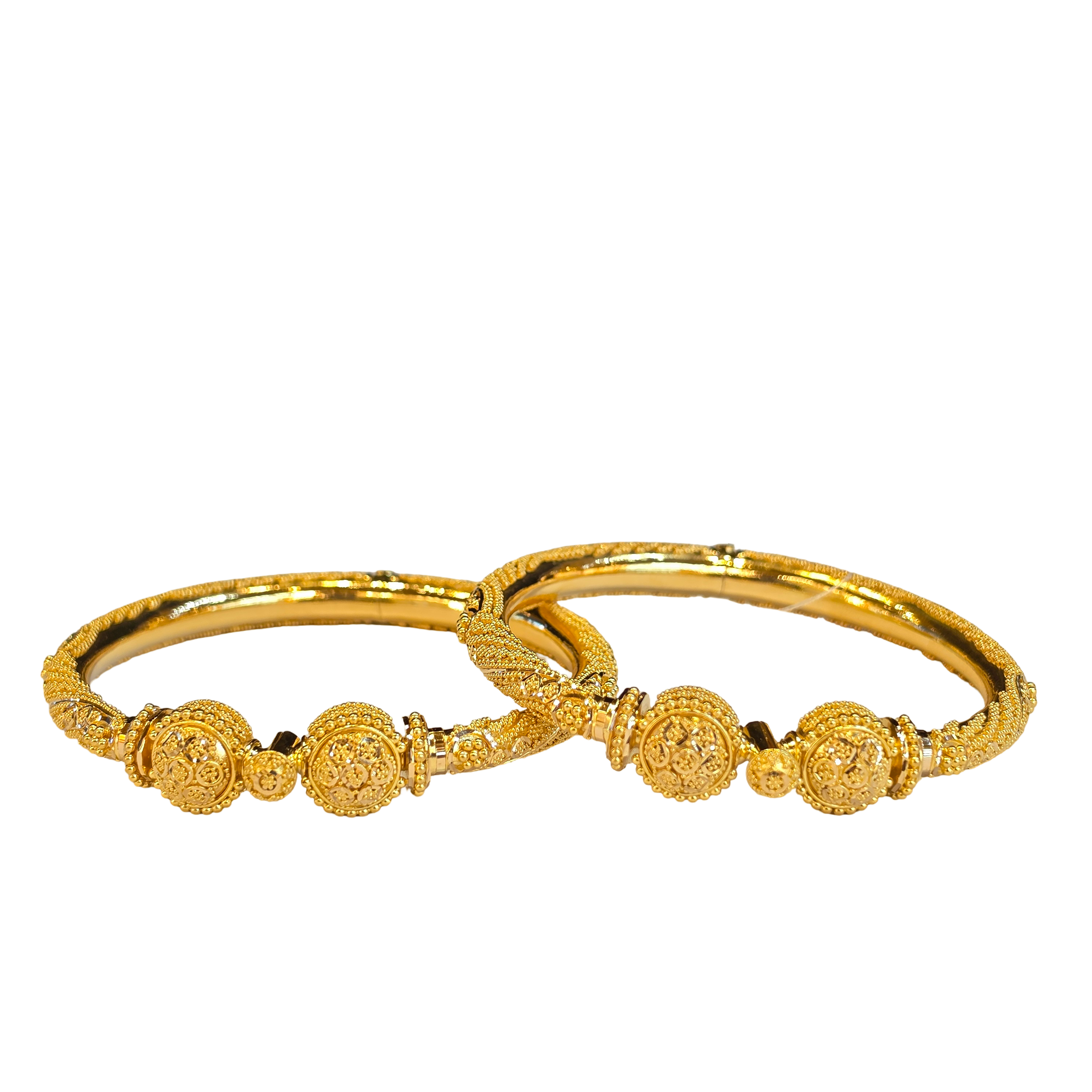 22K Gold Designer Ladies Bangles