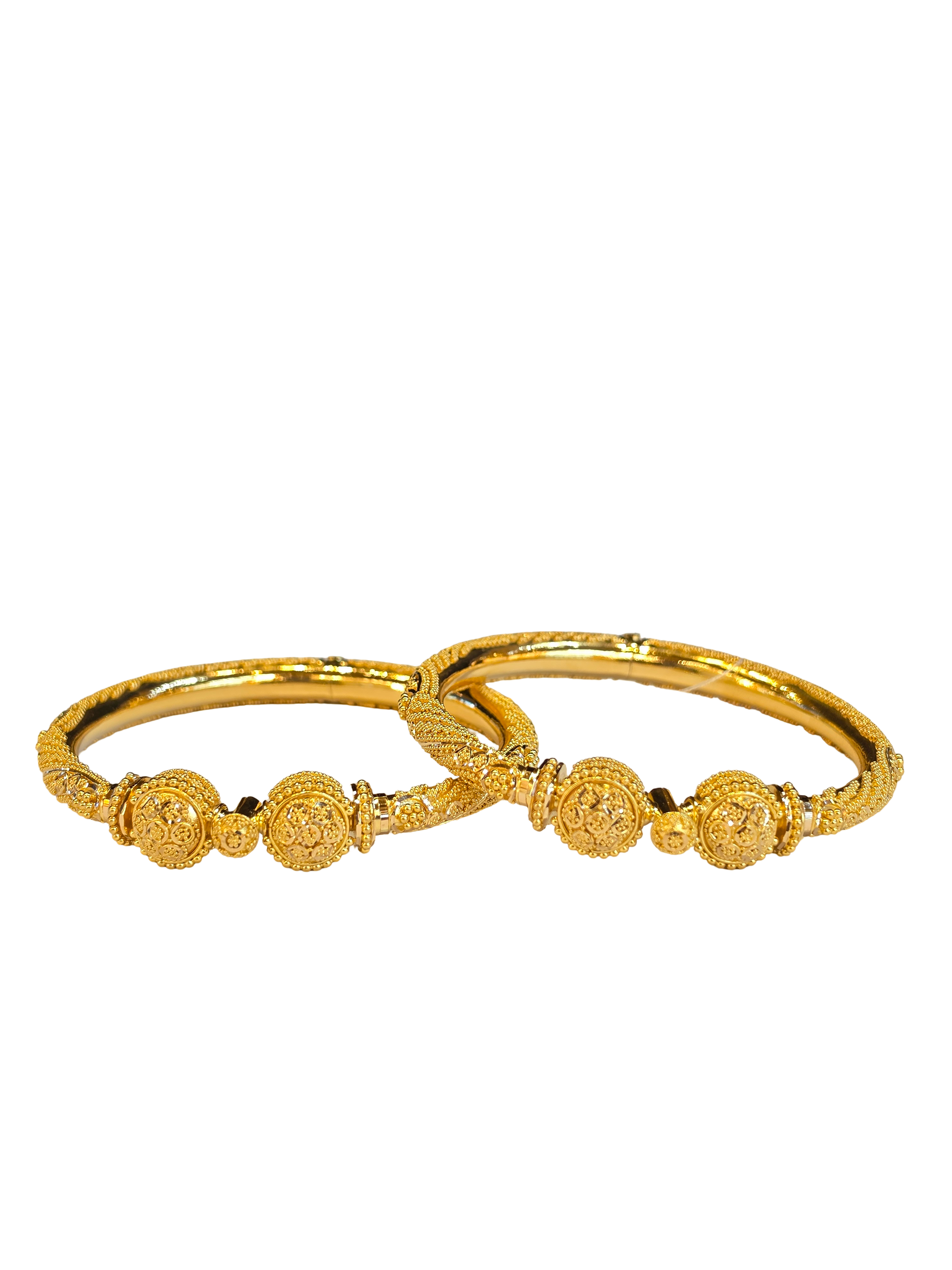 22K Gold Designer Ladies Bangles