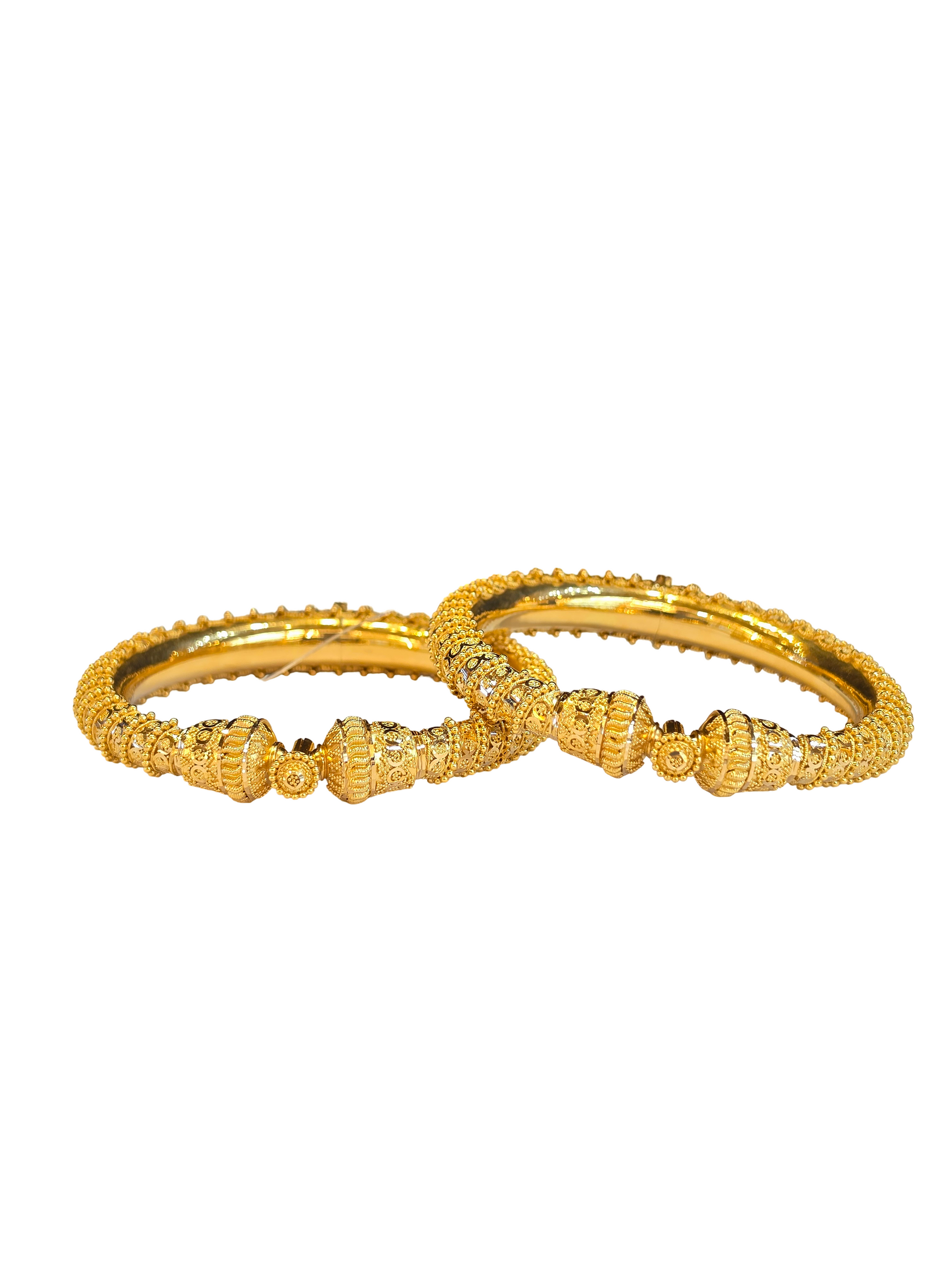 22K Gold Designer Ladies Bangles