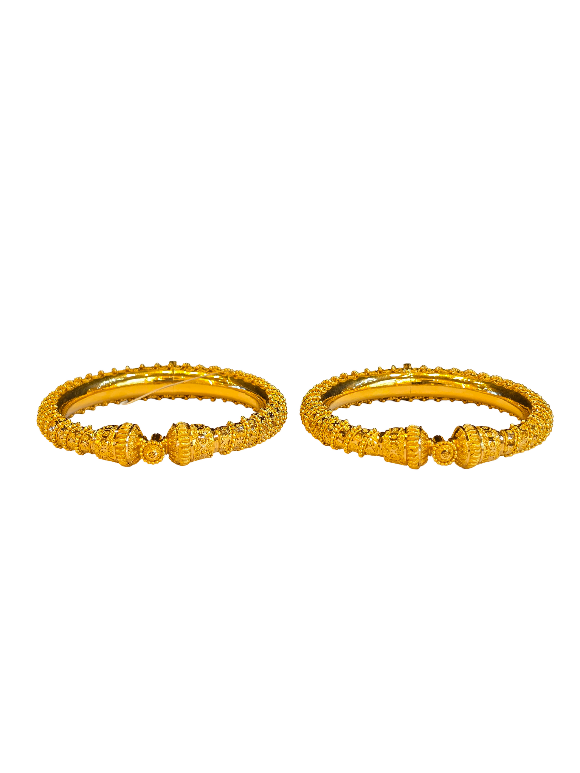 22K Gold Designer Ladies Bangles