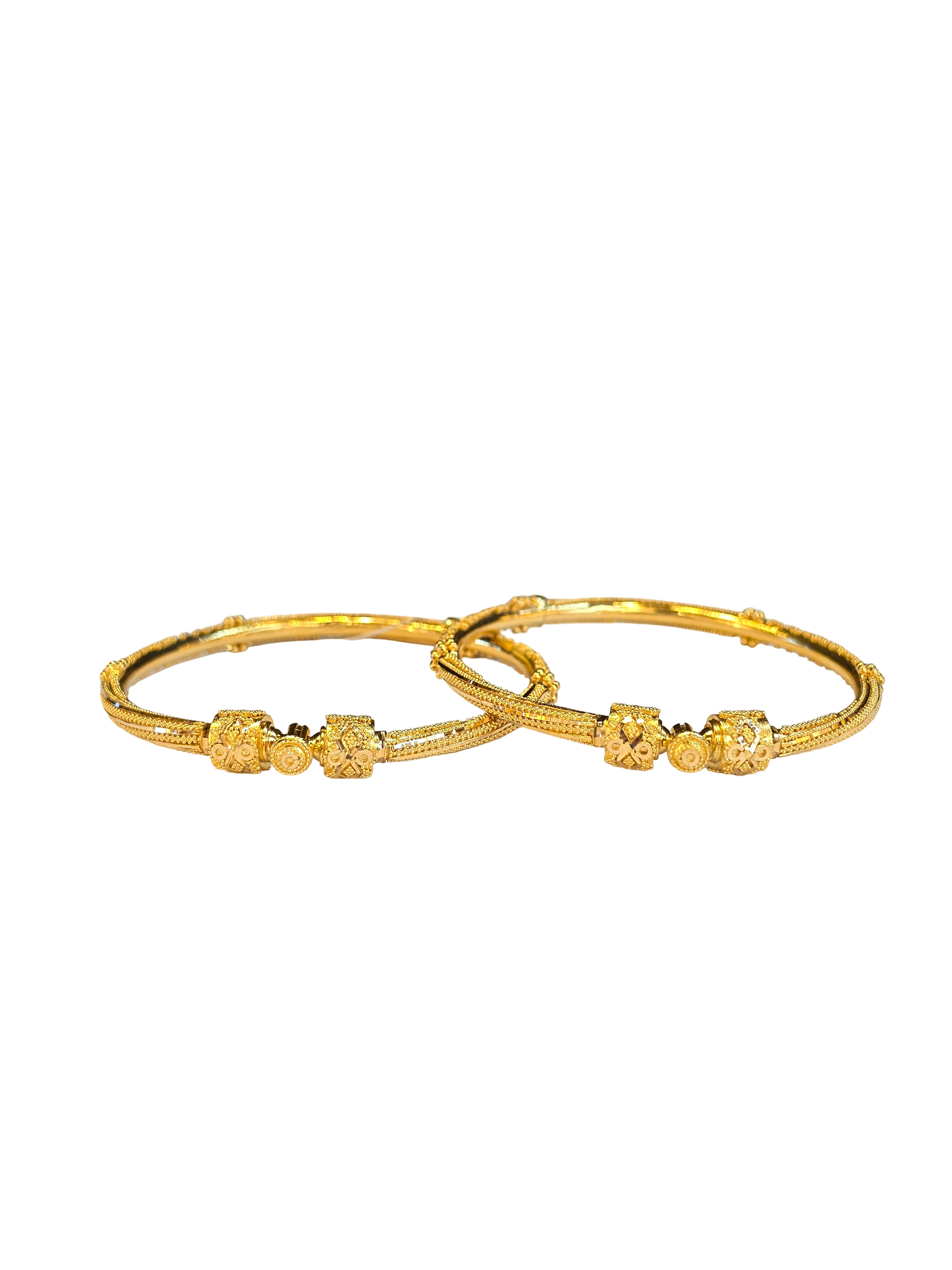 22K Gold Designer Ladies Bangles