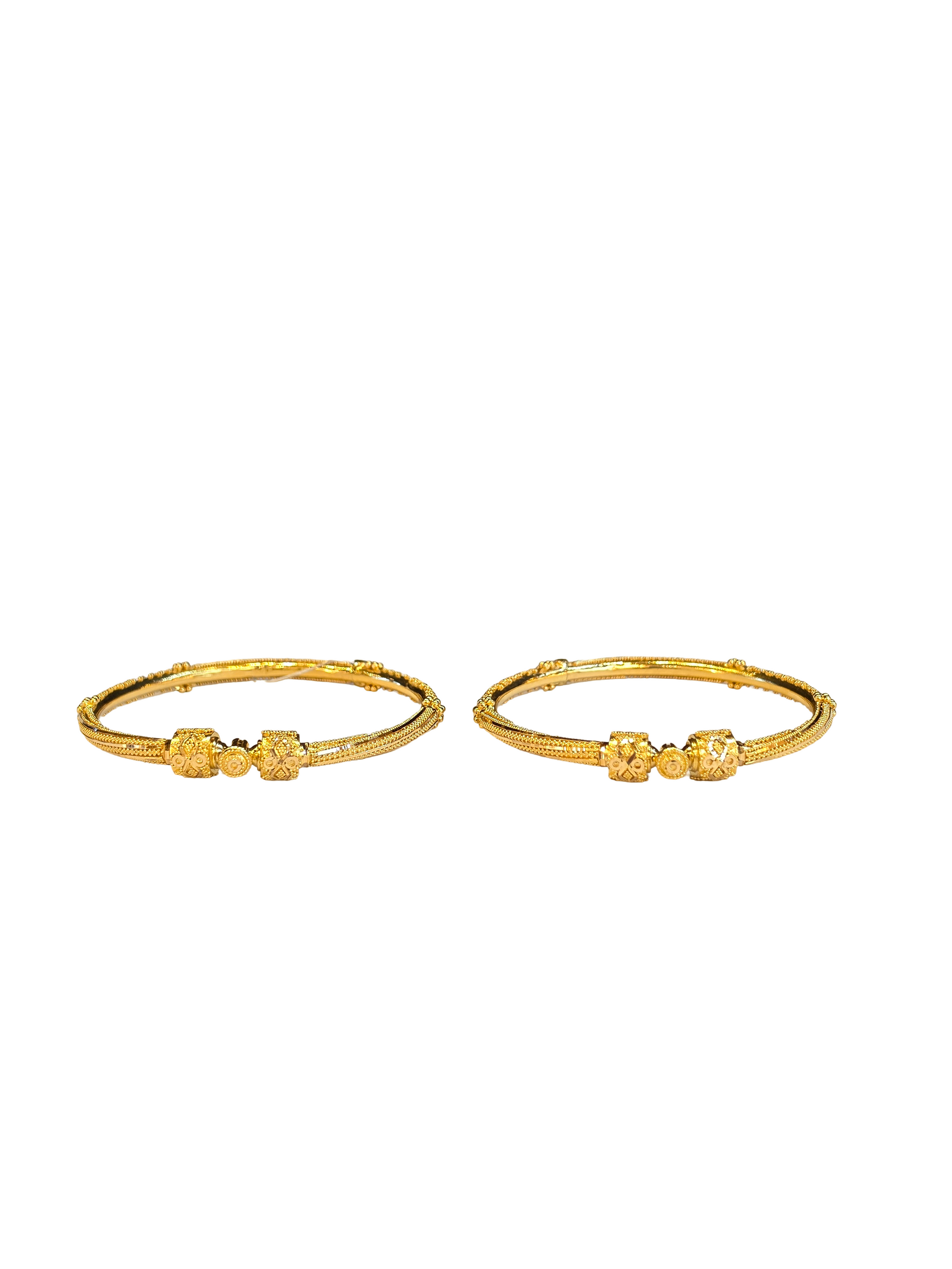 22K Gold Designer Ladies Bangles