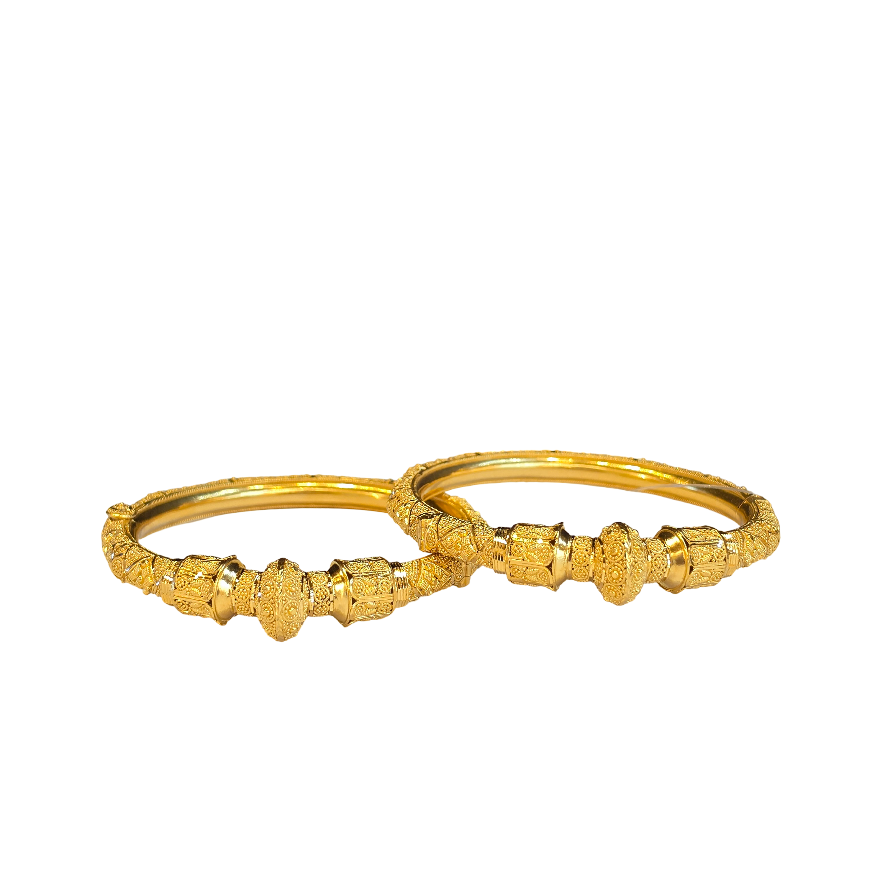 22K Gold Designer Ladies Bangles